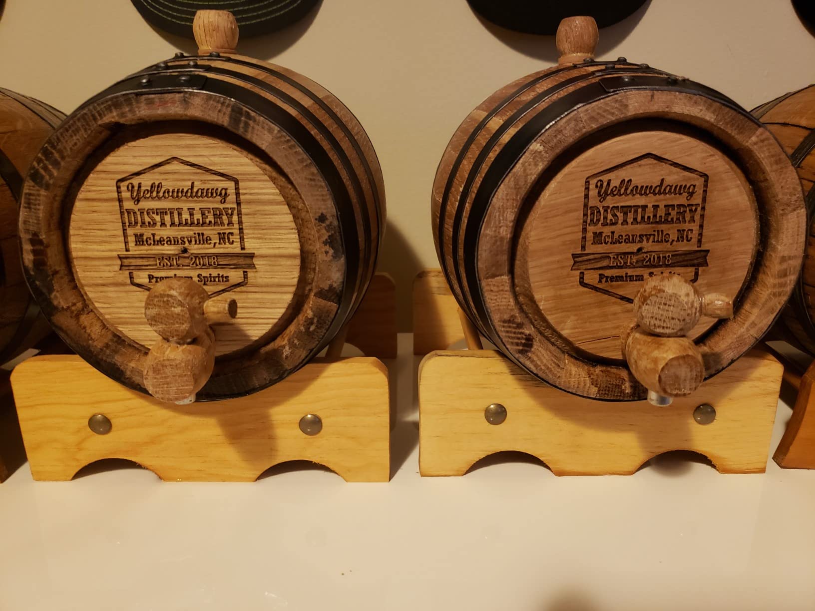 Red Head Barrels Custom Engraved Whiskey Barrel, 5-Liter Aged and Charred American White Oak Barrel customer photo 2