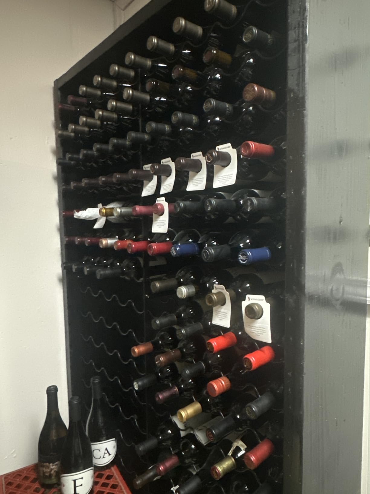 Sorbus Wine Rack Freestanding Floor - Wine Bottle Holder Holds 75 Bottles of Wine - 75 Bottle Capacity Wine Storage for Any Bar, Wine Cellar, Kitchen, Dining Room (New Improved Design) customer photo 1