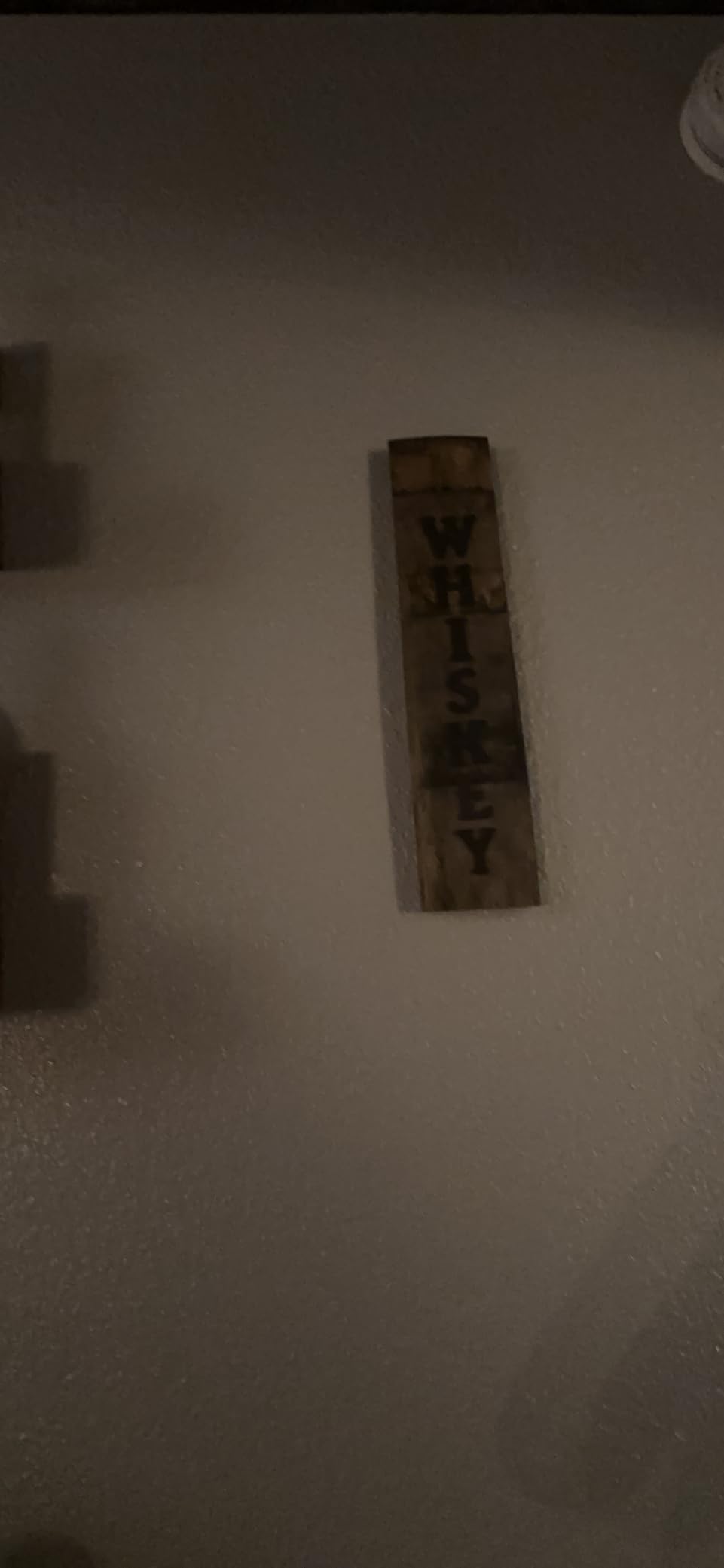 Reclaimed Barrel Stave Whiskey Sign Bar Decor customer photo 1