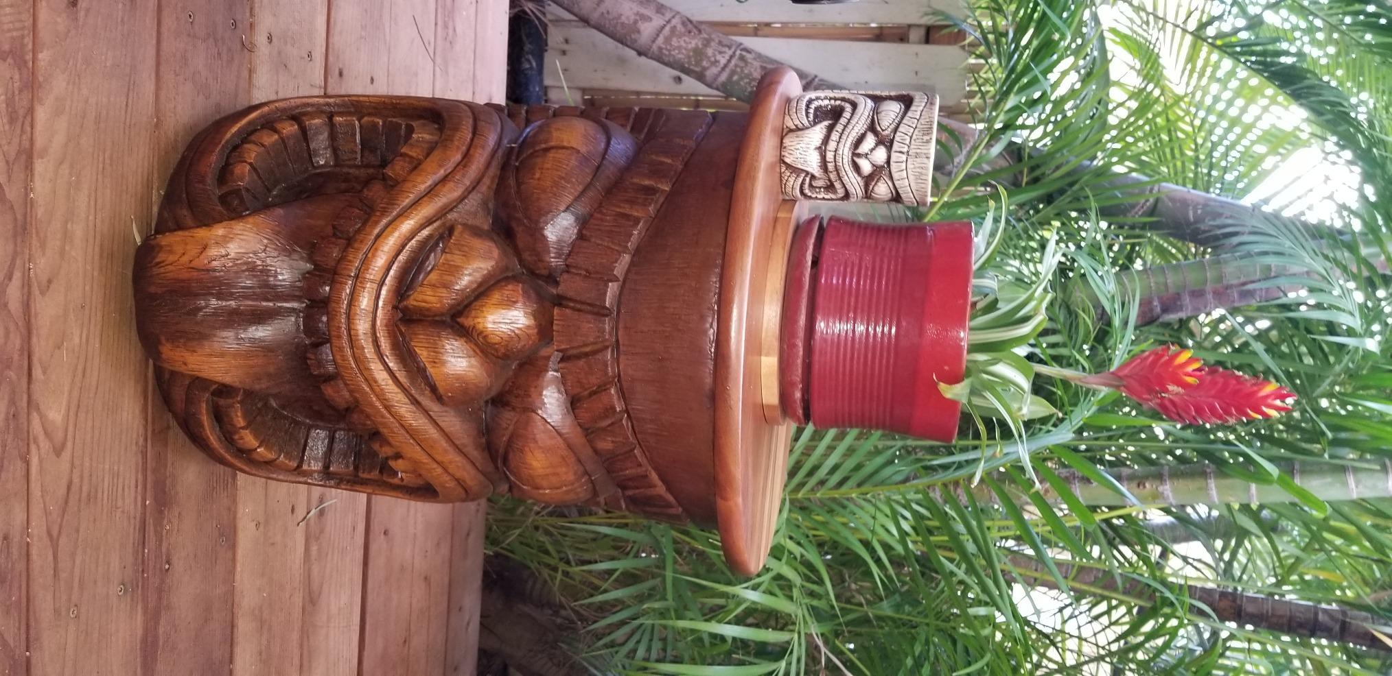 LINALL Tiki Mugs Set - Large Ceramic Tiki Mug, Cocktail Mugs for Mai Tai, Punch, Pina Colada, and Tropical bar Drinks (TIKISET) customer photo 1