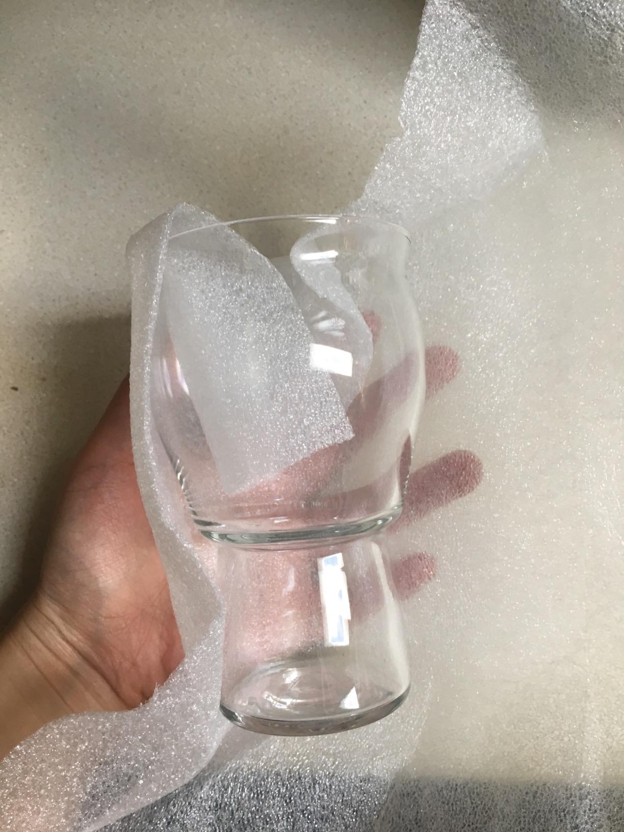 Brewing America The Muffin Top Nucleated Beer Glass for Better Tasting Craft Beer & Cider - Tulip Shape and Nucleation for Enhanced Taste and Aroma for Ultimate IPAs (Muffin Top Clear 4-Pack) customer photo 1