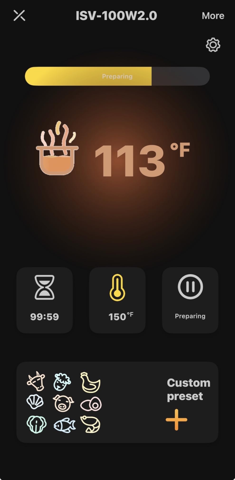 INKBIRD WIFI Sous Vide Cooker ISV-100W, 1000 Watts Sous Vide Machine Immersion Circulator with 14 Free Preset Recipes on APP & Calibration Function customer photo 2