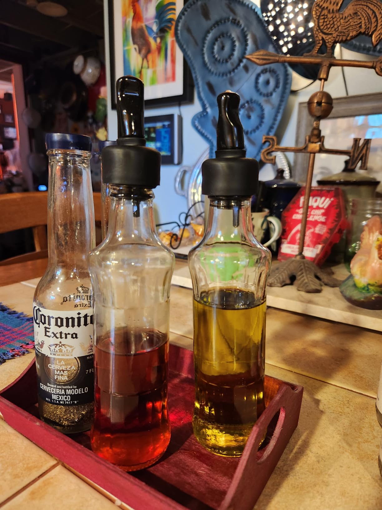 The Pure Pour Liquor Bottle Pourers - Leak-Proof Pour Spouts with Dust Caps - Fits Most Alcohol, Syrup, Olive Oil & Vinegar Bottles - Dishwasher Safe - 10 Pack customer photo 1