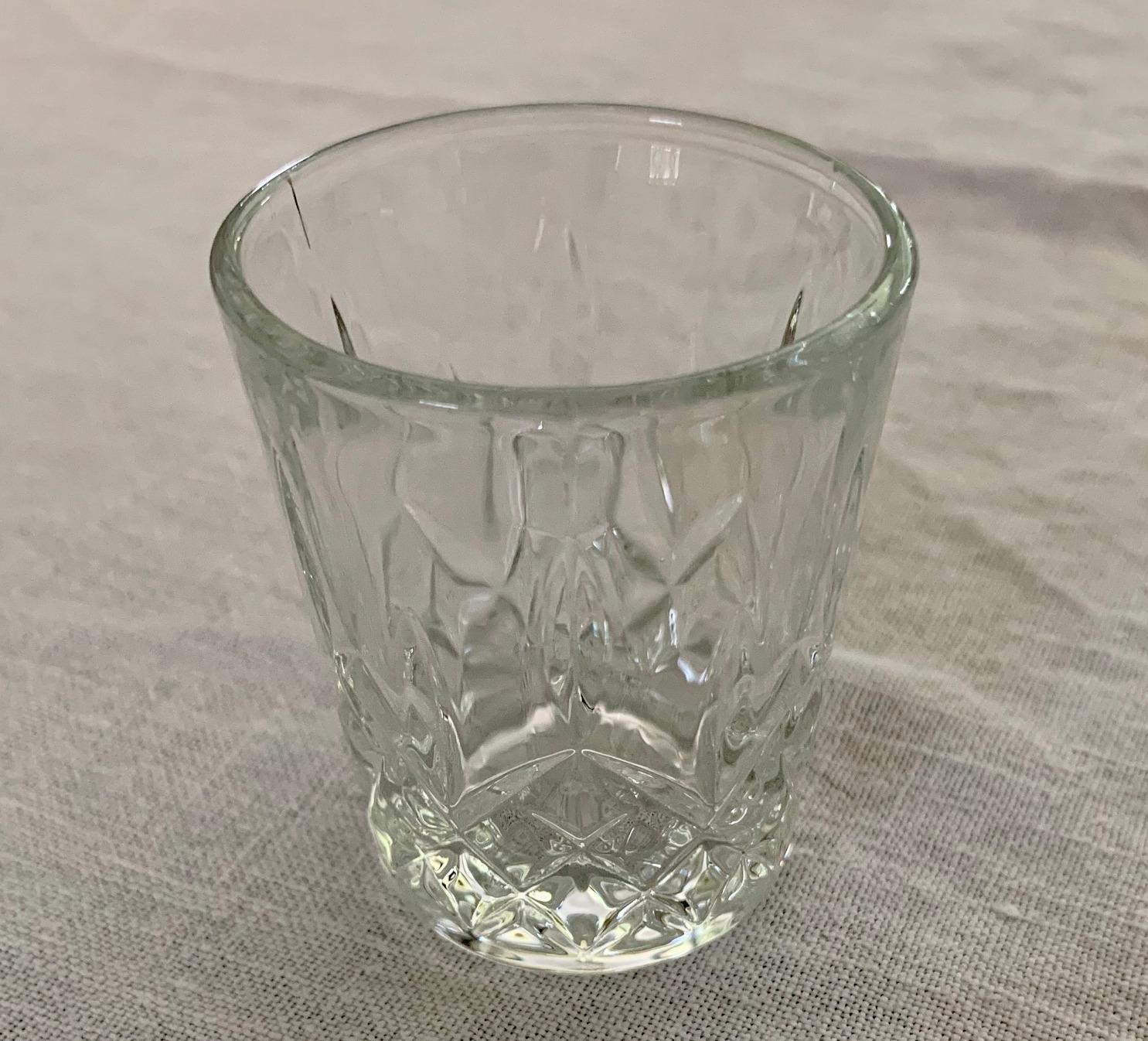 3021.01 Carved Patterns Shot Glasses, 1.7 OZ, Set of 6, Clear, JY001 customer photo 1