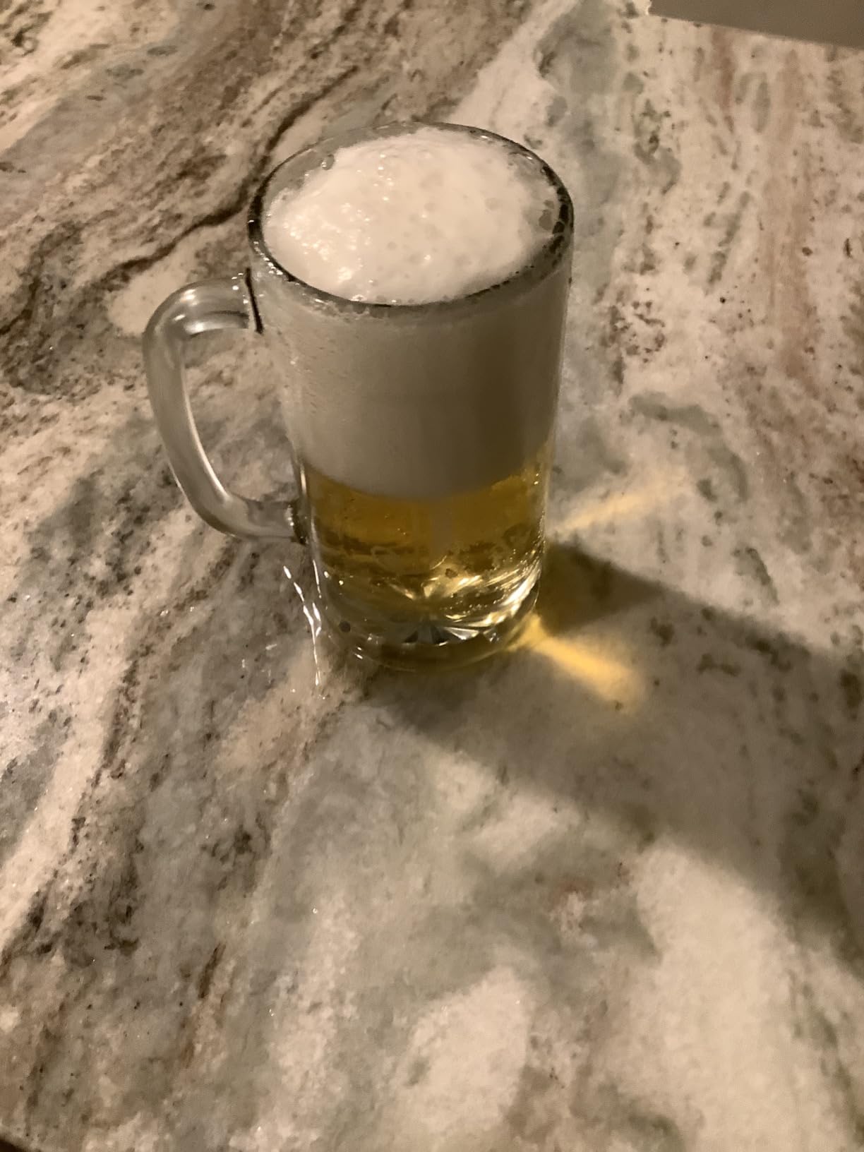 Etched Monogram 16oz Glass Beer Mug - A-Z Customized Beer Gifts for Men, Personalized Beer Glasses, Custom Engraved Birthday Gifts for Him customer photo 1