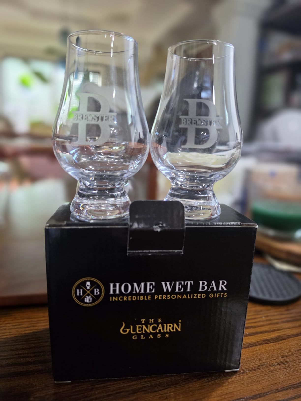 GLENCAIRN Personalized Whisky Glass - Custom Laser Engraved by Home Wet Bar | Set of 2 customer photo 2