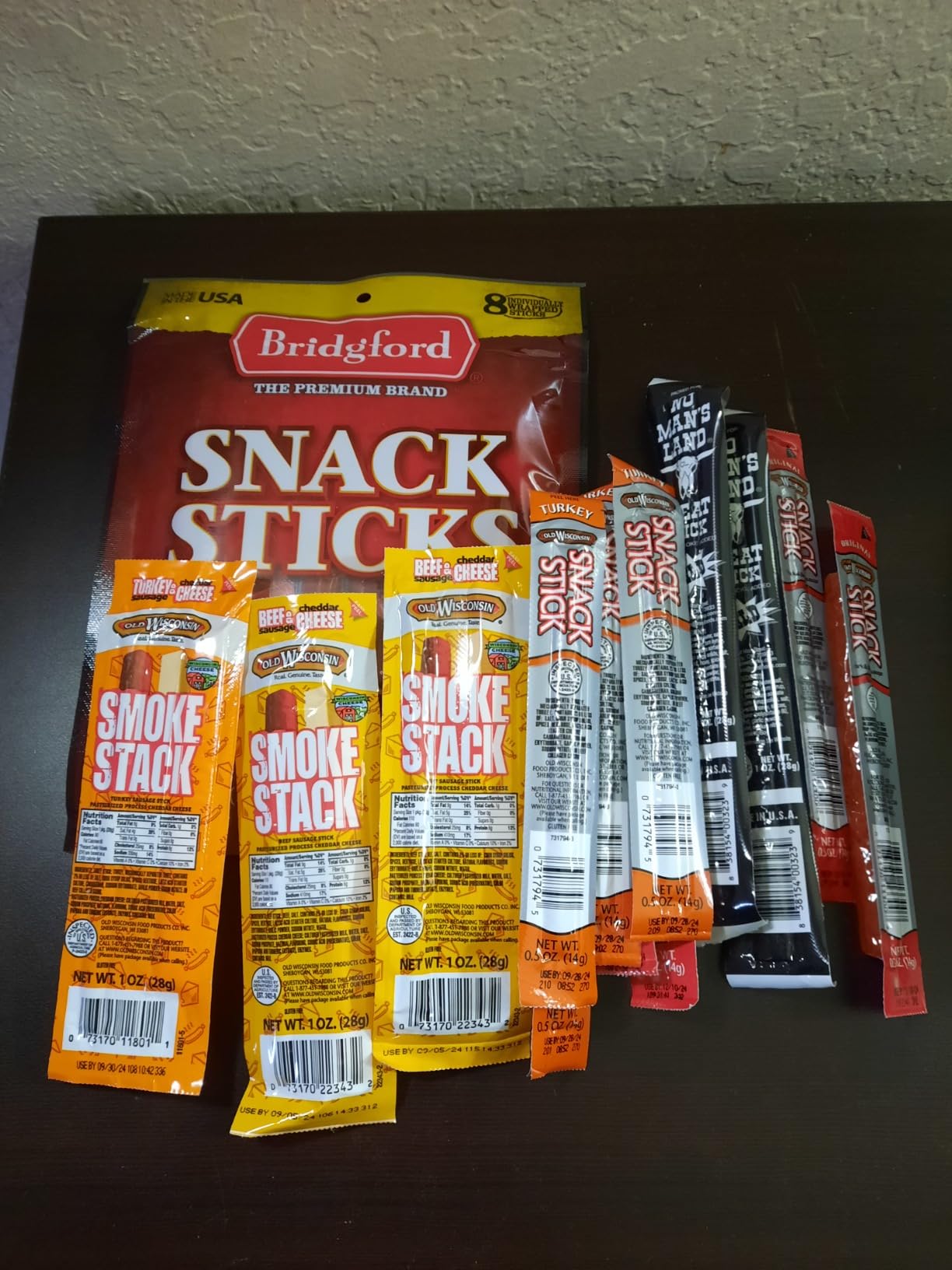 ManSnacks Jerky Gift Basket for Men | Variety of Beef Jerky, Beef Sticks, Turkey Sticks, Sausage Bites, Cheese Sticks, in a Manly Gift Box Ideal for Father's Day customer photo 2