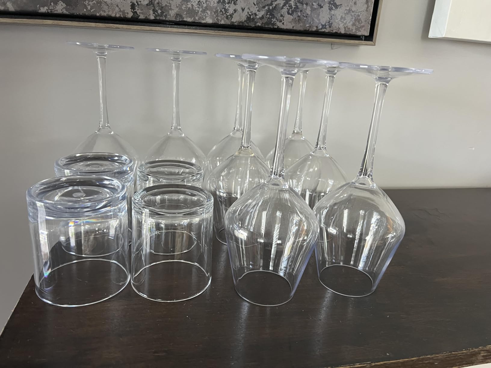 Bravario Unbreakable Whiskey Glasses, Plastic Rocks Glasses - 12.5 oz Clear Dishwasher Safe Tritan Old Fashioned Drinkware, Shatterproof BPA-Free Bourbon Cocktail Set of 4 customer photo 2