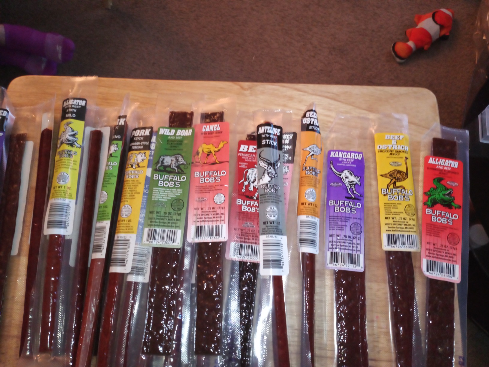 Jerky Dynasty The Ultimate 27-Piece Exotic Jerky Gift Set - Buffalo Bob's Wild Game Jerky Variety Pack - Exclusive Flavors & Protein Snack - Farm-Raised customer photo 2