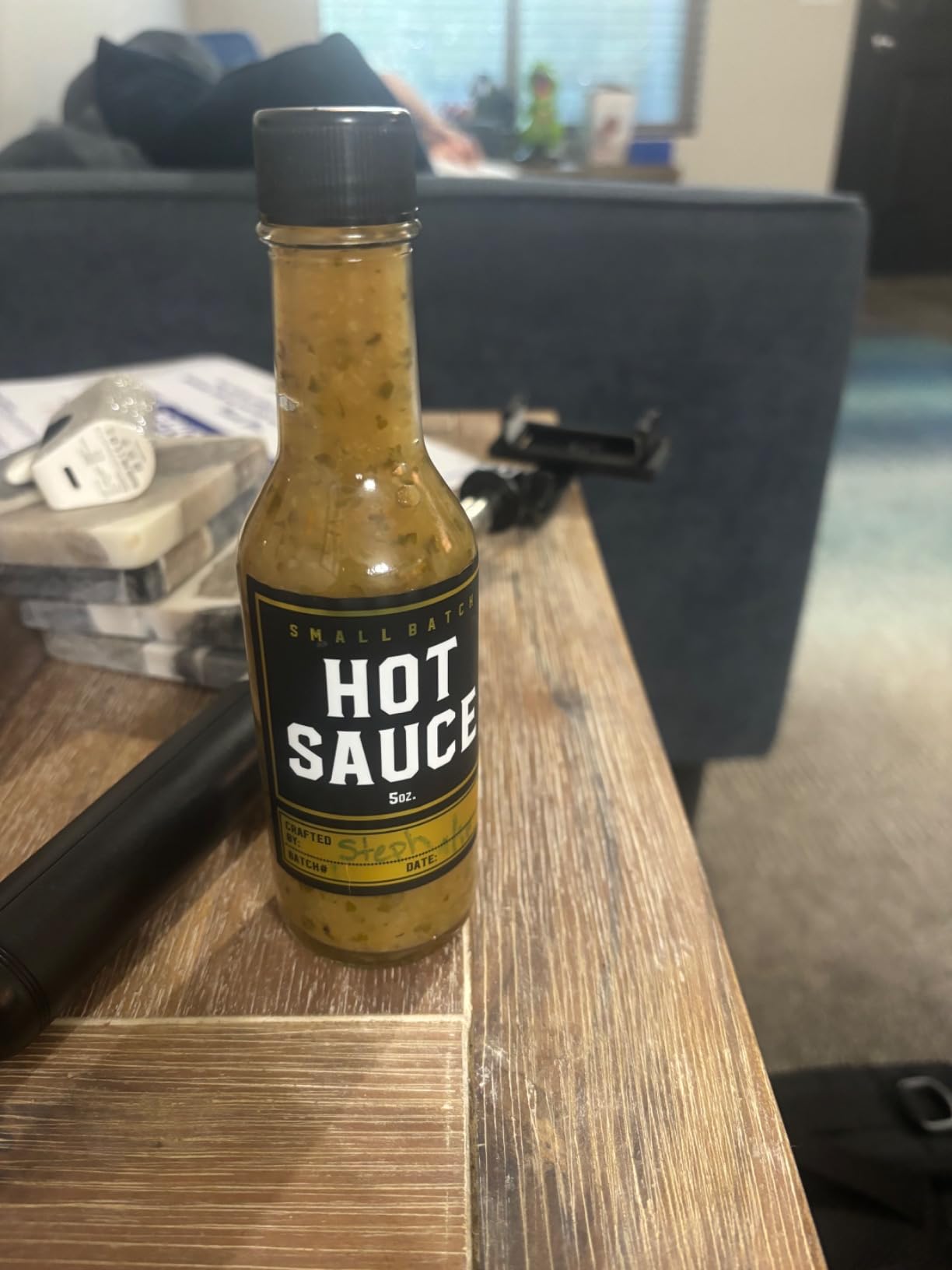 Unique Gift for Men, Deluxe Hot Sauce Making Kit, 3 Varieties of Chili Peppers, Gourmet Spice Blend, 3 Bottles, 16 Fun Labels, Make your own sauce, Nice Gift For Dad, Brother, Uncle, Guys. (Deluxe Kit) customer photo 1
