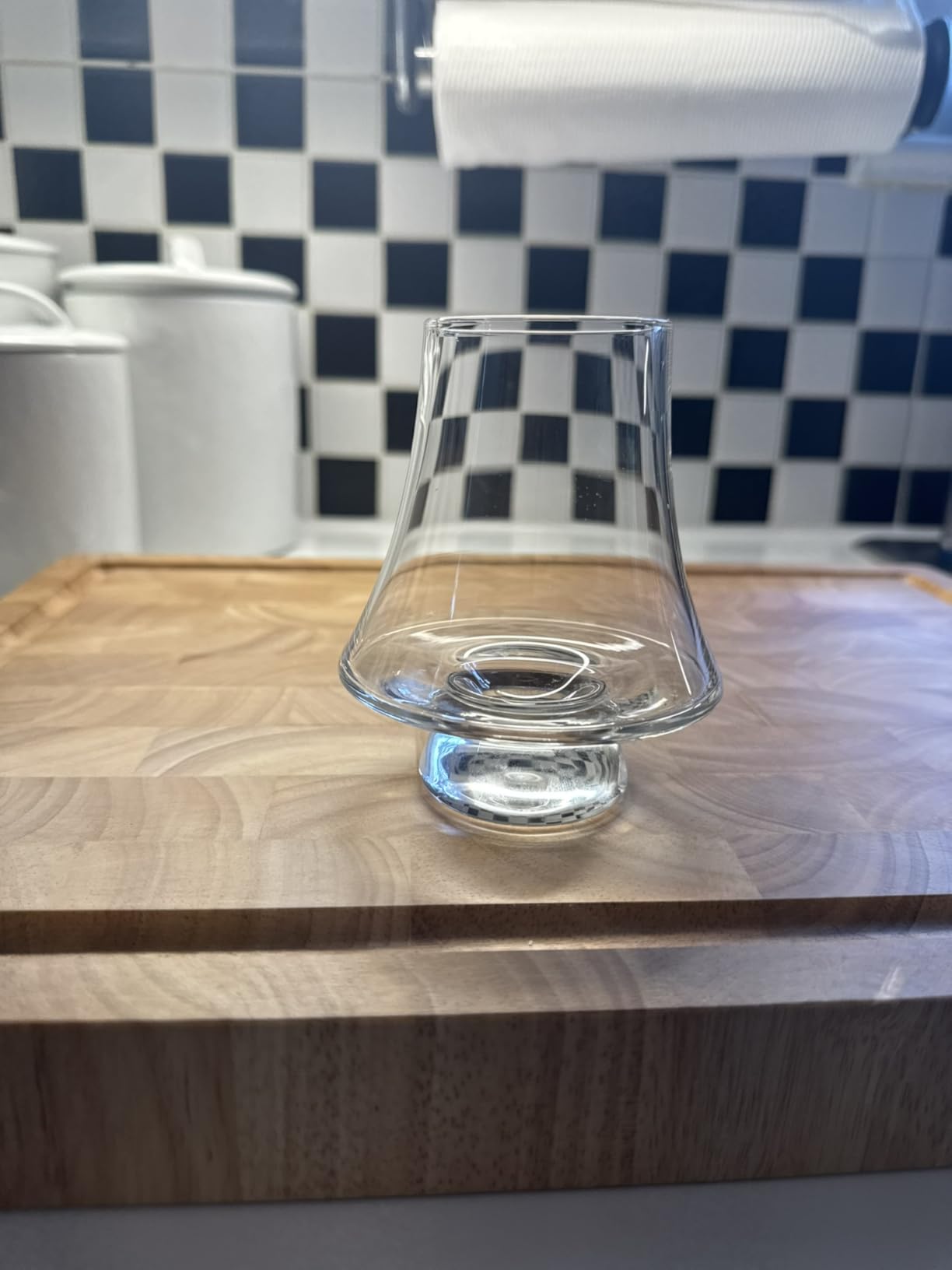 Bourbon Whisky Crystal Glass Snifter, Set of 4 - Narrow Rim Tasting Glasses - Handcrafted - Good for Cognac Brandy Scotch - 9-ounce/260ml customer photo 2