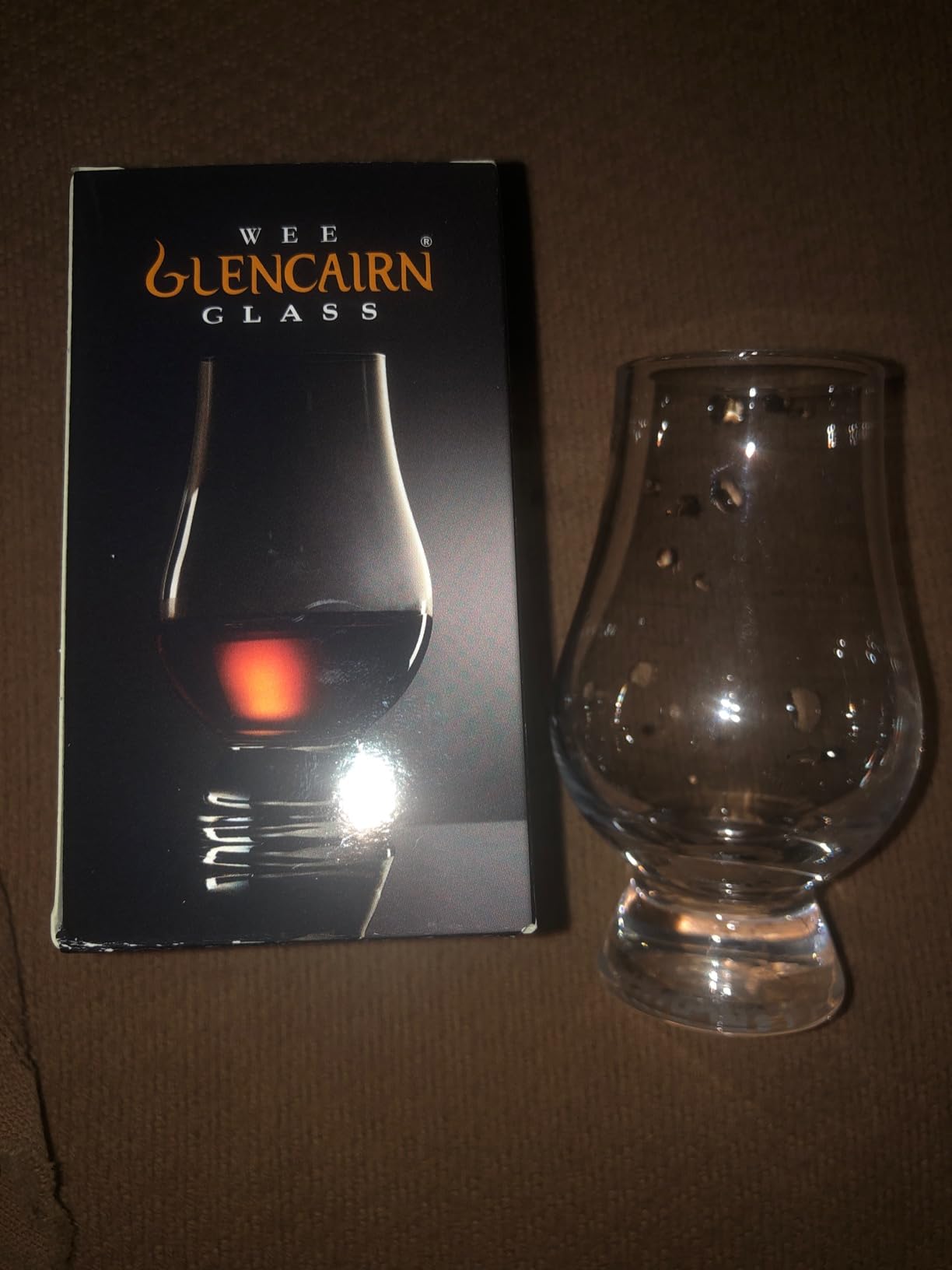 GLENCAIRN Wee Whisky Glass Set of 4 - Small, 70ml Mini Version of The Official Tasting Glass - Gift Boxed - Perfect for Scotch, Bourbon & Collectors customer photo 2