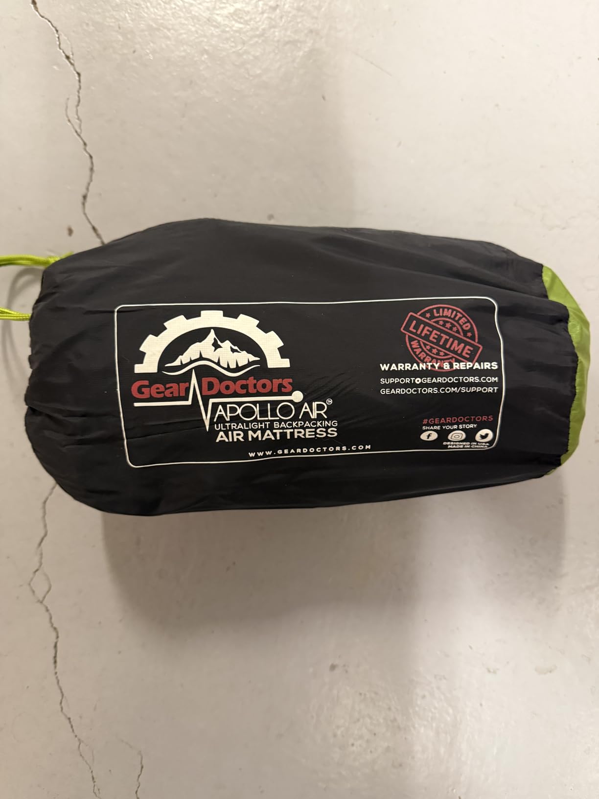 Gear Doctors ApolloAir 5.2 R-Value Ultralight Insulated Inflatable Camping Sleeping Pad - Backpacking Sleeping Pad - Camping Mattress Compact Lightweight for Hiking customer photo 1
