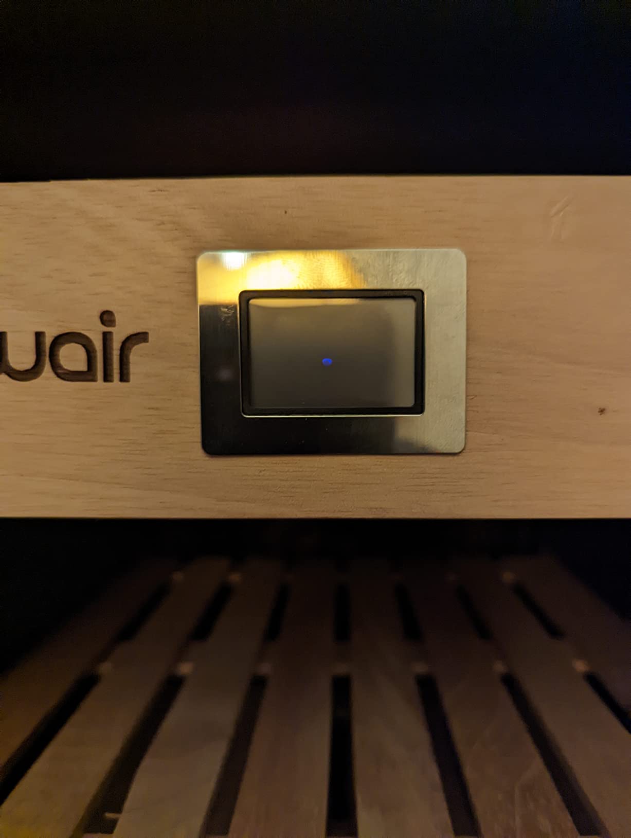 NewAir 250 Count Electric Cigar Humidor Box | Cigar Cooler Cabinet with Thermoelectric Cooling | Digital Temperature Controls, Spanish Cedar Shelves, and Locking Glass Door | Stainless Steel customer photo 2