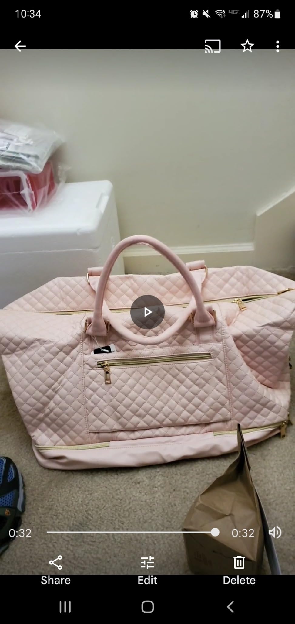 Weekender Overnight Bag Carry On Bag Travel Bag with Shoe Pouch customer photo 2