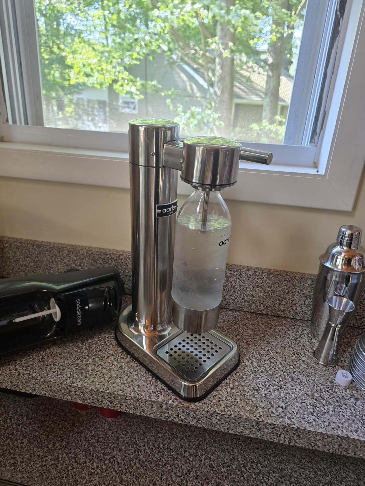 Aarke Carbonator III Premium Carbonator - Sparkling & Seltzer Water Maker - Soda Maker with PET Bottle (Stainless Steel) customer photo 1