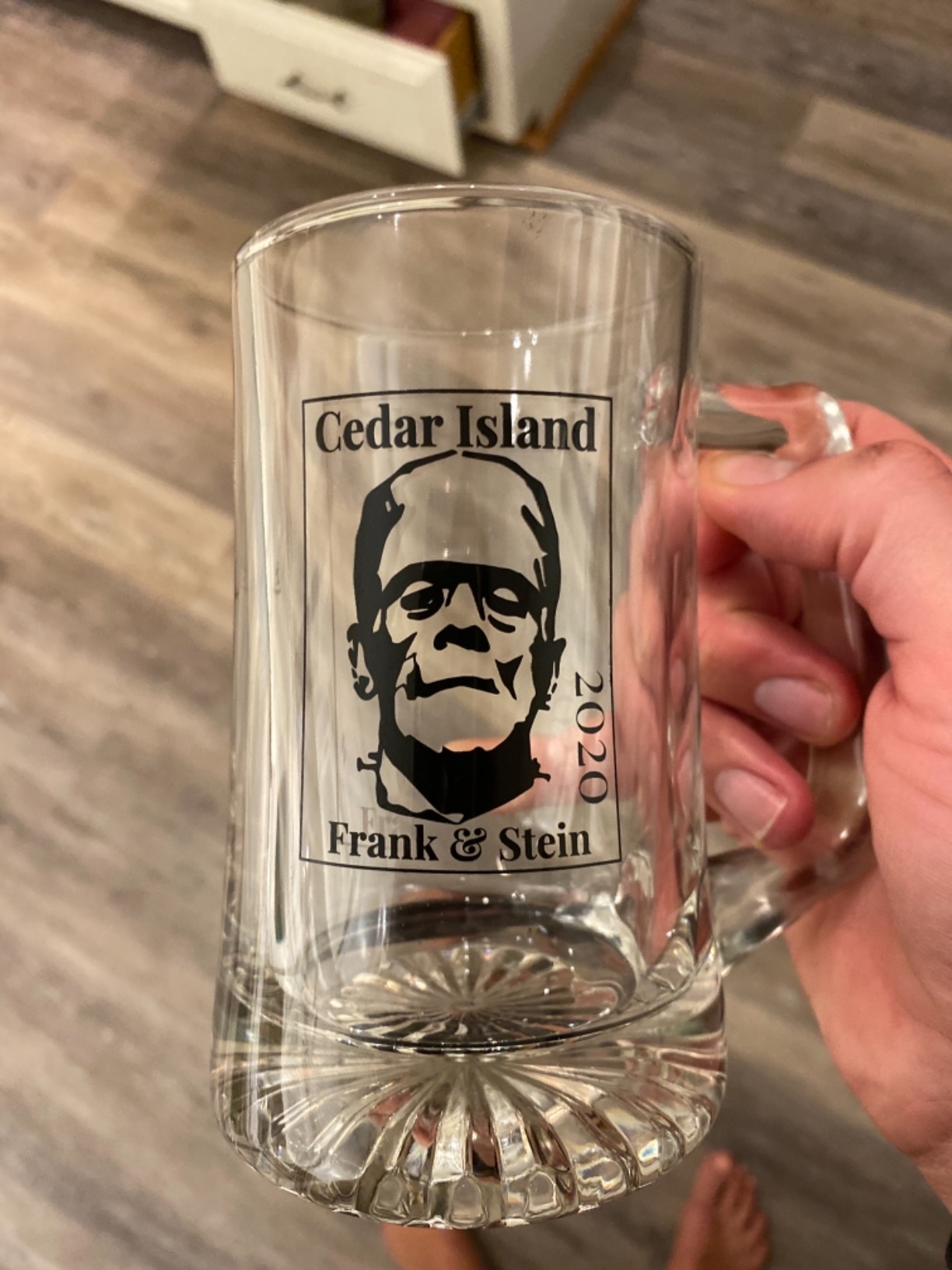 DISCOUNT PROMOS Custom ARC Glass Beer Mugs 25 oz. Set of 6, Personalized Bulk Pack - Great for Octoberfest, Pub, Restaurant customer photo 2