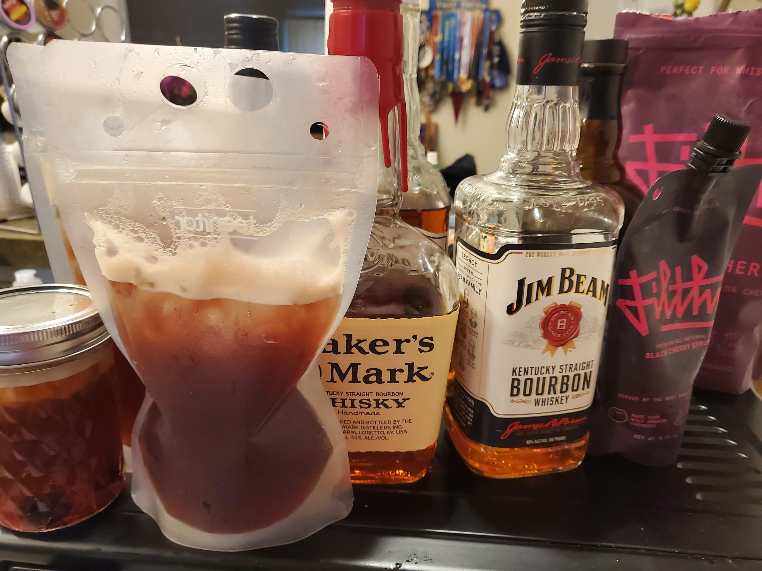 Filthy Black Cherry Whiskey Cocktail Kit, Premium Cocktail Kit for Old Fashioneds and Manhattan Cocktails at Home, Includes Black Cherry Syrup, Black Cherries & 4 Stainless Steel Cocktail Picks customer photo 1