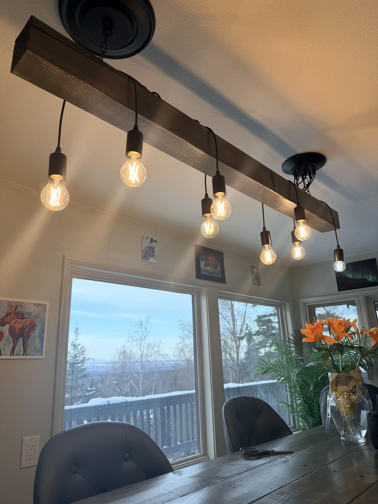 Spider Light Chandelier Spider Pendant Light Fixture Edison Chandelier 8 Arms Vintage Industrial Steampunk Hanging Ceiling Multi DIY customer photo 1