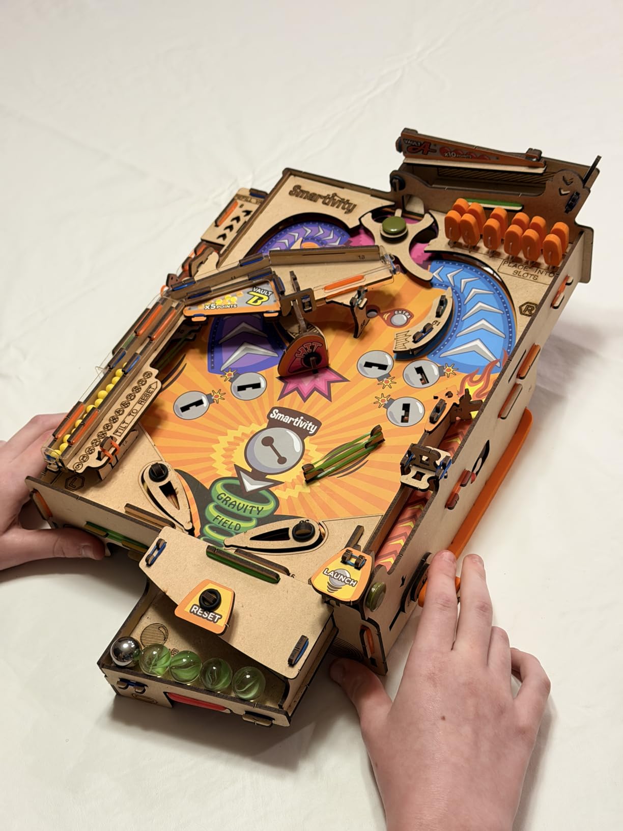 Smartivity DIY Pinball Machine for Kids 8-14 Years Old | Global Award Winning Arcade Game | Build Your Own Pinball | Birthday Gift for Smart Kids | STEM Toy for Boys & Girls customer photo 1