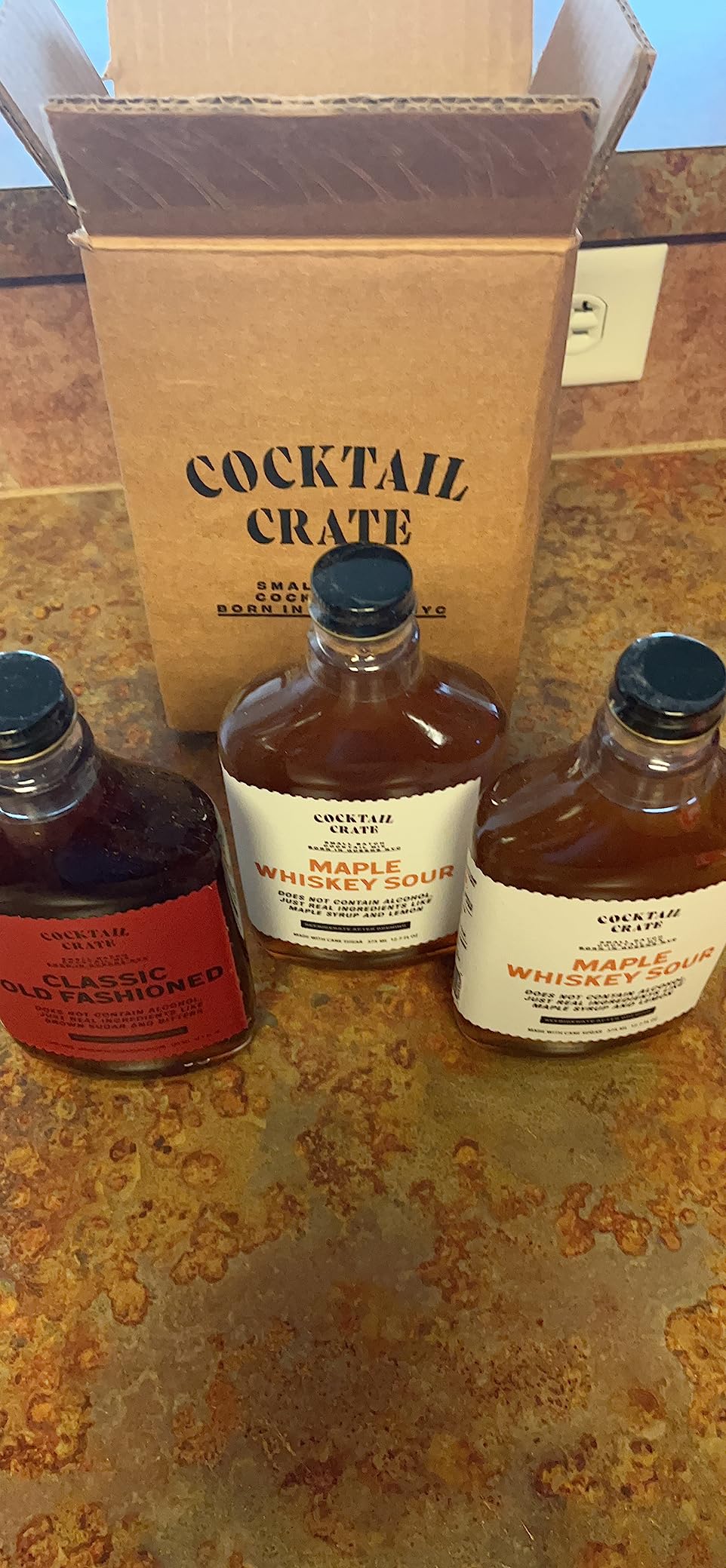 Cocktail Crate Whiskey Lover's 3 Pack Drink Mixers | Award-Winning Craft Cocktail Mixers - Premium Cocktail Syrup Handcrafted with Aromatic Bitters & Demerara Sugar | 12oz - 3 pack customer photo 1