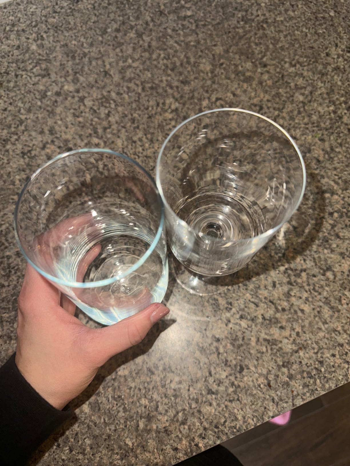 Krosno Tall Water Glasses, Set of 6, 18.3 oz, Avant-Garde Collection, Lightweight Crystal Glass, Perfect for Everyday, Dishwasher Safe, Made in Europe customer photo 2