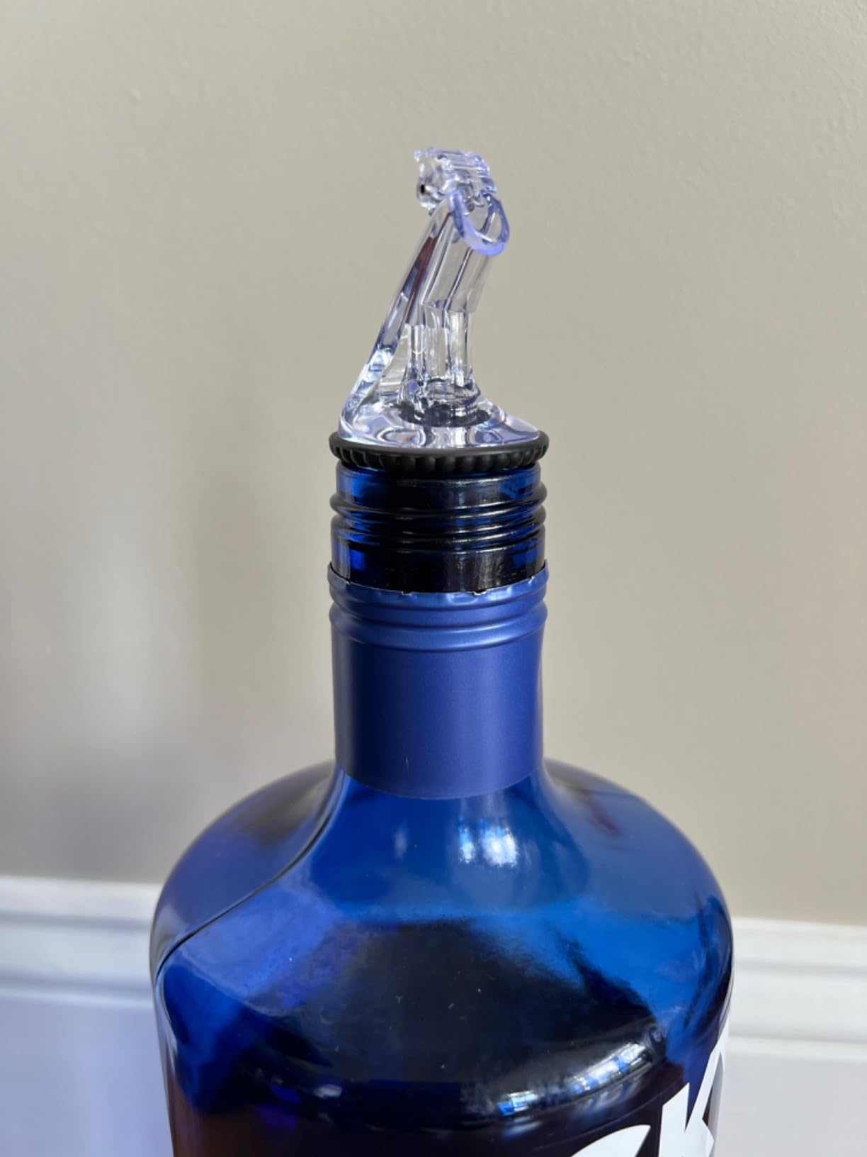 Speed Pourer - Patron Pour Spout With Gravity Flap - Made 100% In The USA. Free Flow Bar Spouts That Don't Leak - No Cracks, Just A Smooth Cocktail Pour Every Time. (Clear) customer photo 2