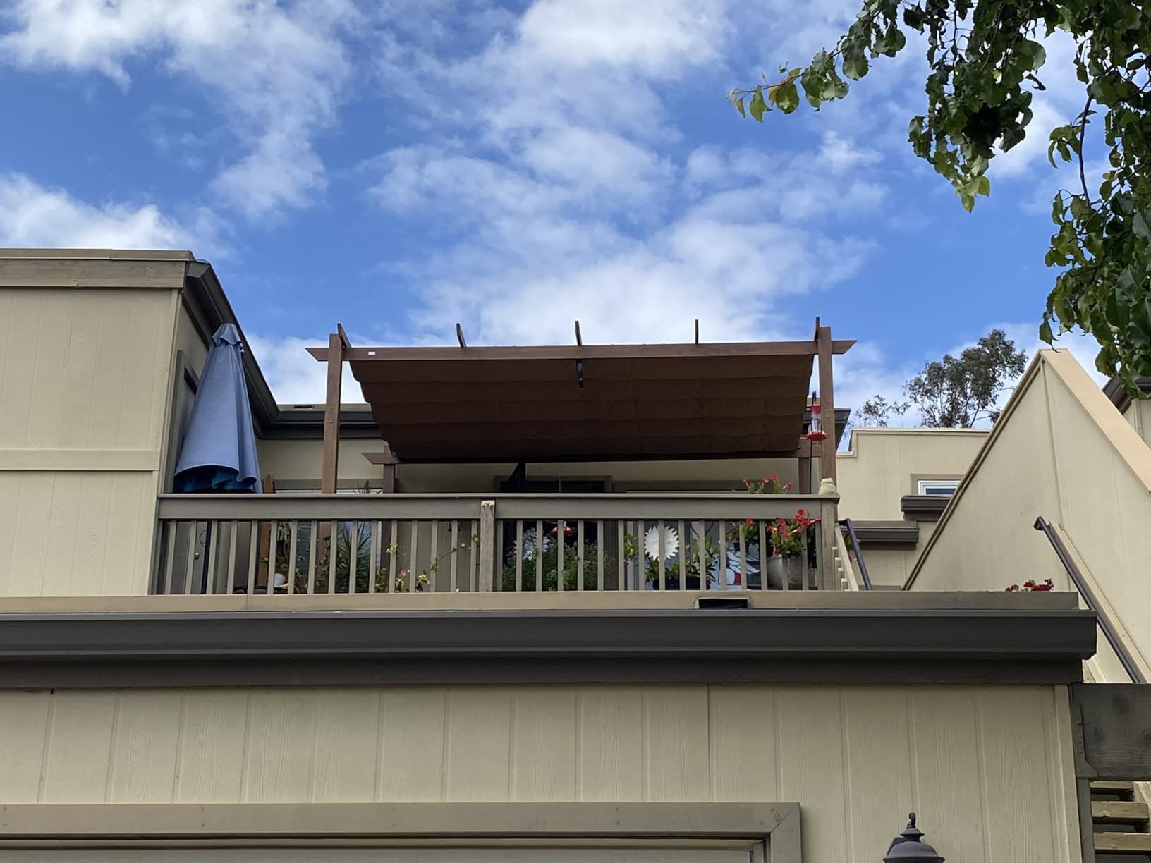 Domi Outdoor Living 10' X 13' Outdoor Retractable Pergola with Weather-Resistant Canopy Aluminum Garden Pergola Patio Grill Gazebo for Courtyard customer photo 1