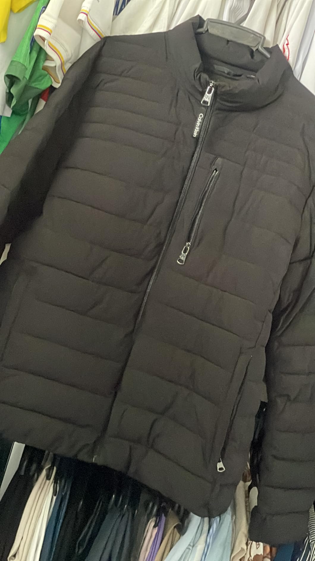 Amazon Essentials Men's Full Zip Down Puffer Coat customer photo 1