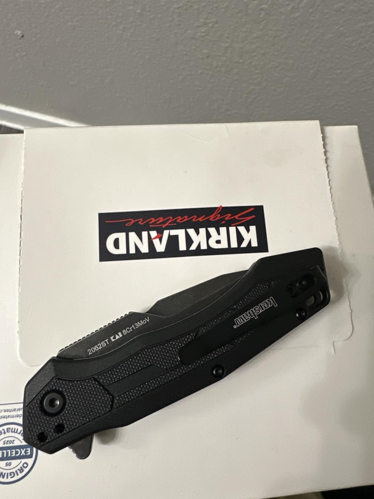 Kershaw Analyst Pocket Knife, Black, 3.25 Inch Stainless Steel Tanto Plain Edge Blade, EDC with Assisted Opening, 4-Position Clip Carry, Everyday Carry Pocket Knife for Men and Women customer photo 2