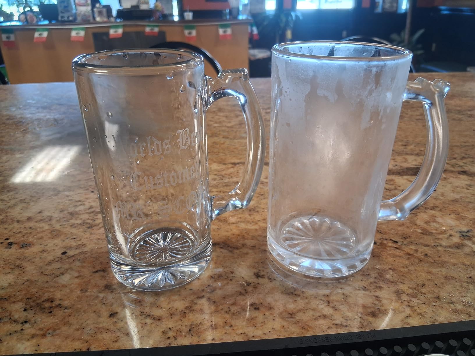 My Personal Memories, Custom Personalized and Engraved 12 oz Beer Mug (Name and Initial Style) customer photo 2