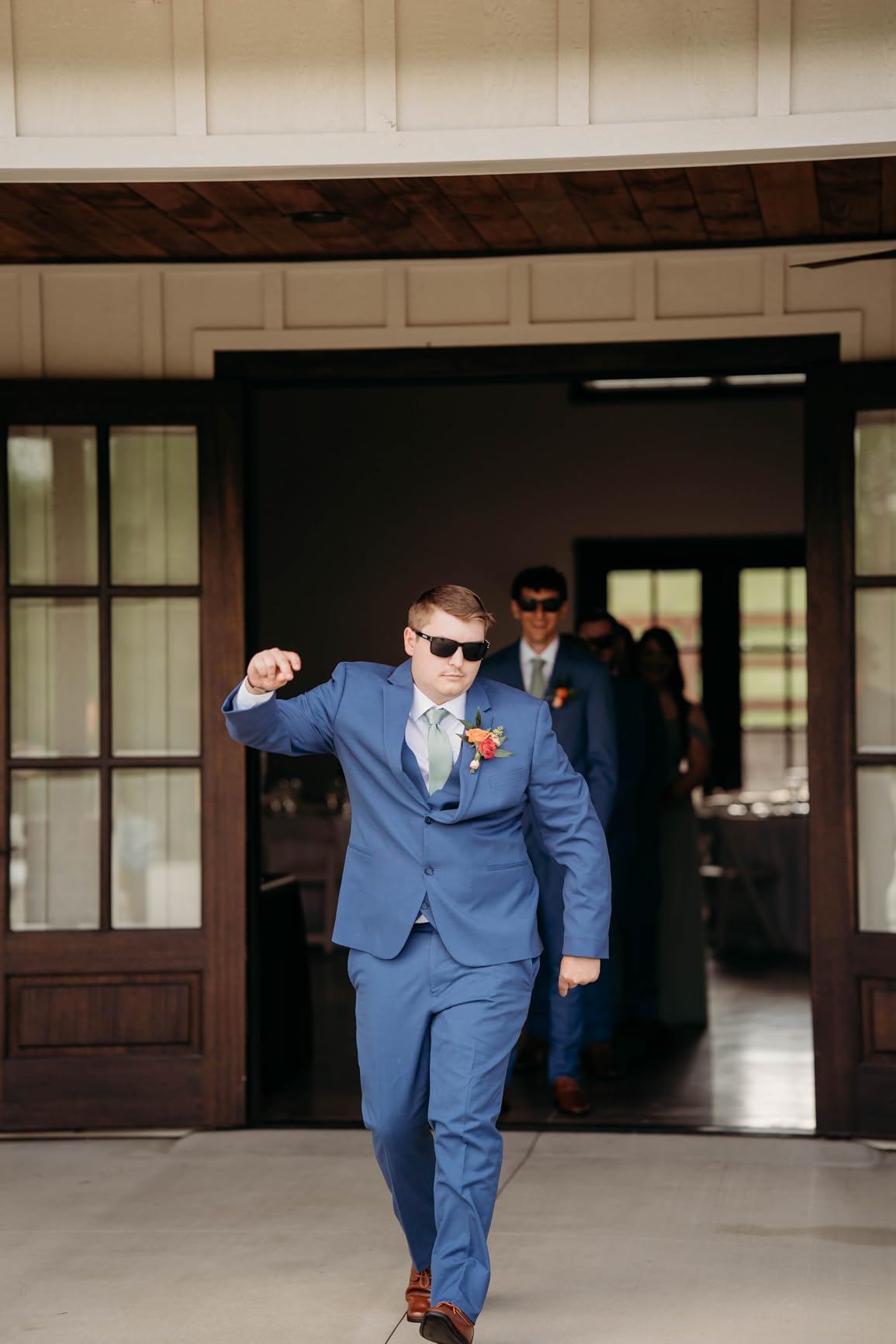 LADY&HOME Bachelor Party 7pcs Wedding Sunglasses for Groom, Best Man, Groomsmen Gifts Wedding Favor customer photo 1