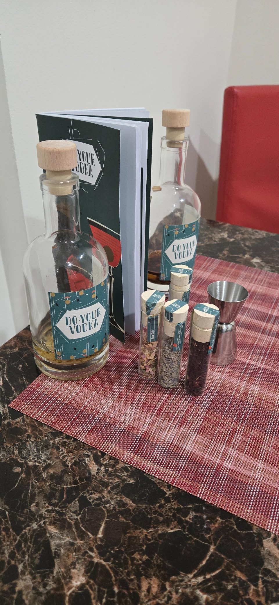 DO Your Vodka | DIY Infusion & Cocktail Kit | 12 Botanicals, 2 Glass Bottles, Recipe Guide | Gift for Men & Women | Holiday, Christmas, Birthday | Great for Home Bartenders & Cocktail Lovers customer photo 1