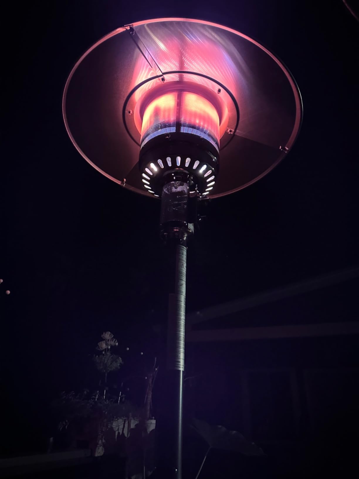 EAST OAK 50,000 BTU Patio Heater with Sand Box, Table Design, Pinecone Finish customer photo 2