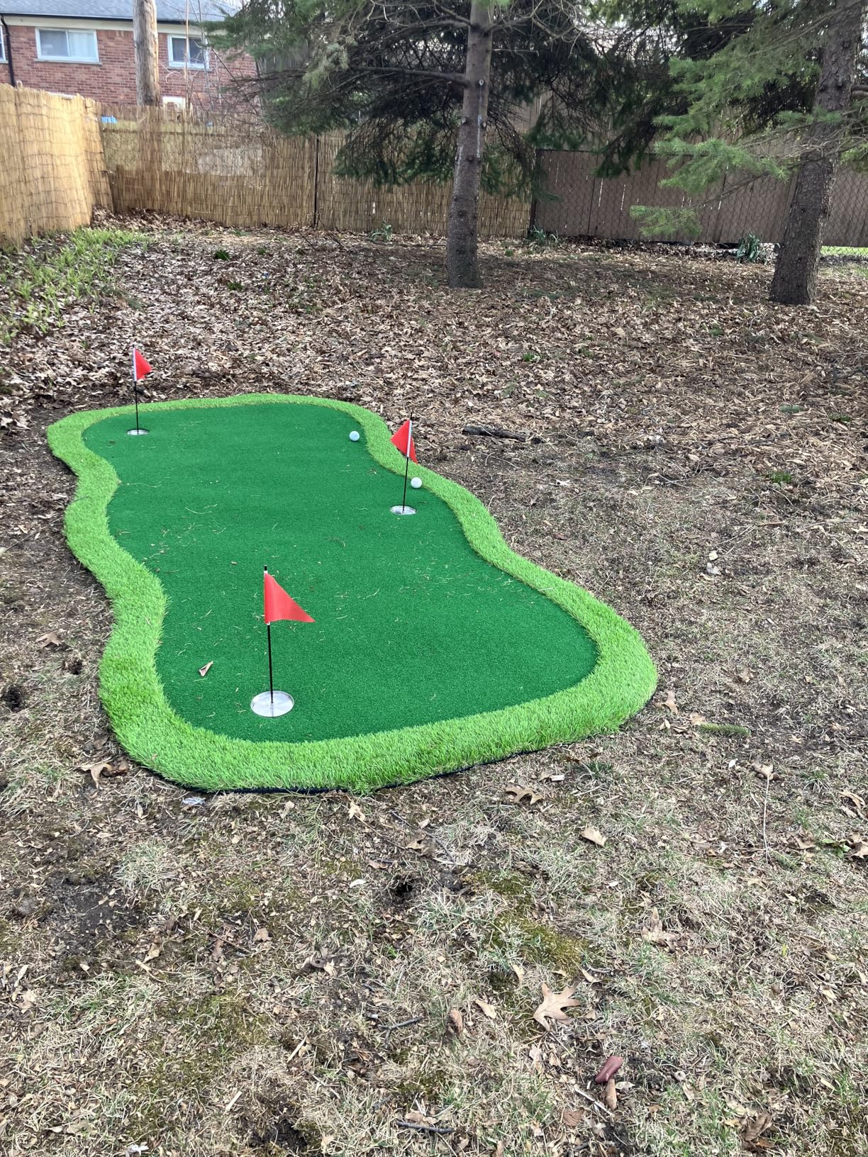 Golf Putting Green, Practice Putting Green Mat, Large Professional Golfing Training Mat for Indoor Outdoor customer photo 1