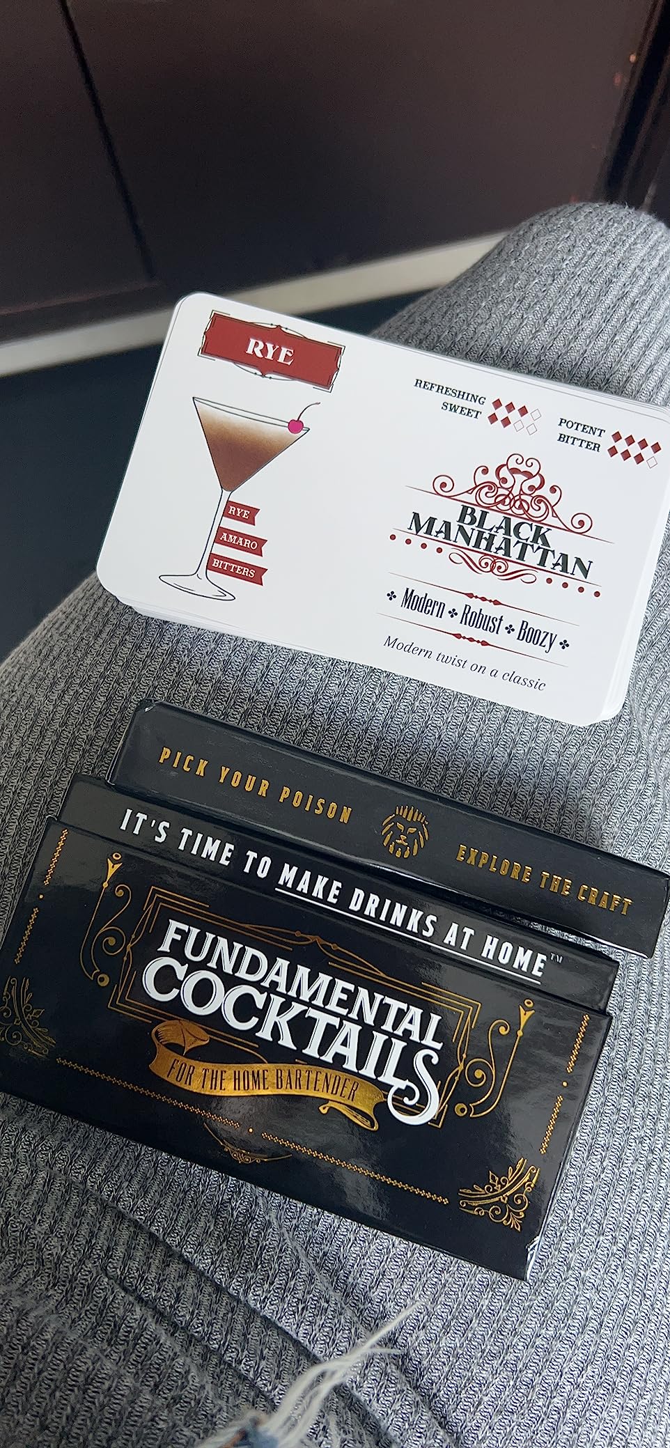 Cocktail Recipe Cards | Fundamental Cocktails for the Home Bartender customer photo 1