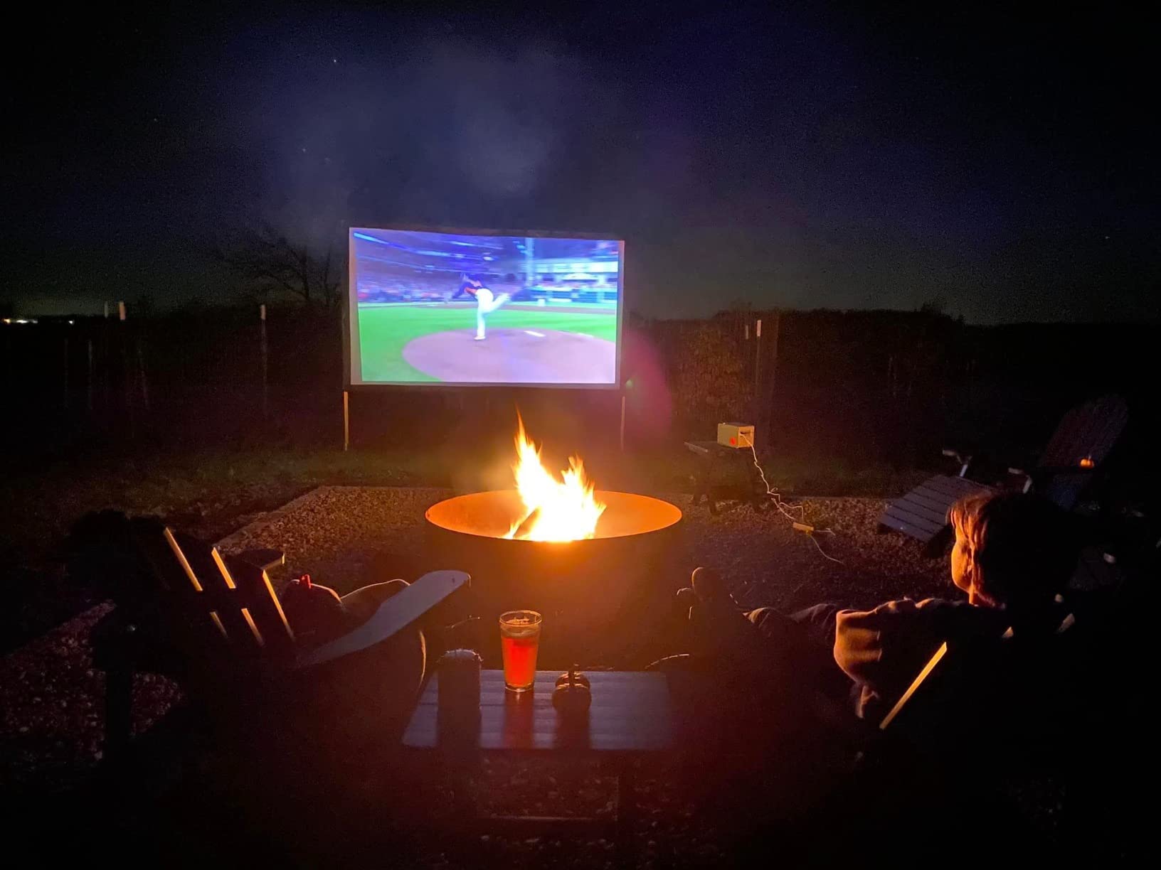 BenQ GS50 1080p Wireless Outdoor Portable Projector | Bluetooth Speaker | IPX2 Splash & Drop Resistant | WiFi | Android TV customer photo 2