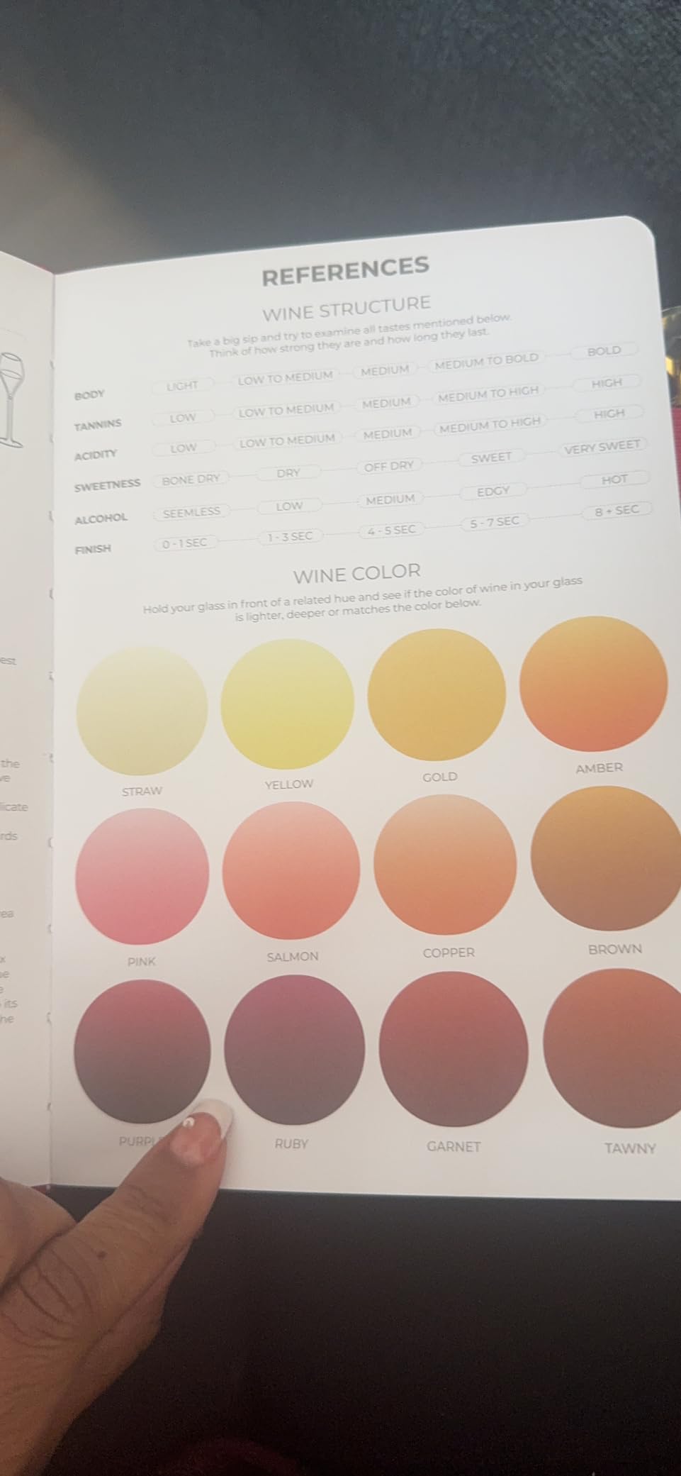 Clever Fox Wine Journal for Wine Tasting - Guided Wine Diary & Log Book with Tasting Instructions, Aroma Wheel, Food Pairing & Glass Guide - 132 Entries, Hardcover, A5 Size (Black) customer photo 1