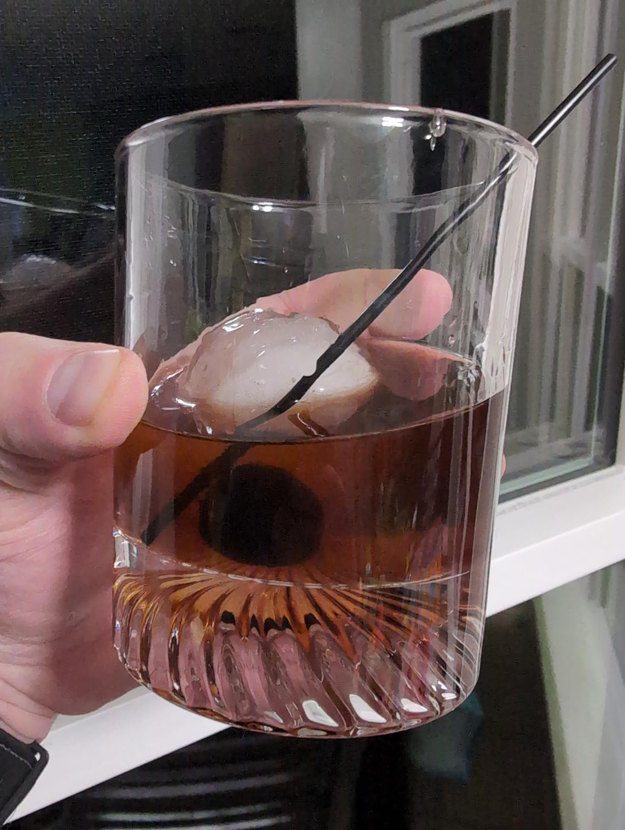 OPAYLY Whiskey Glasses Old Fashioned Glasses Set of 4 12oz Rocks Glasses Gift for Men Women Drinking Bourbon Scotch Cocktails customer photo 2