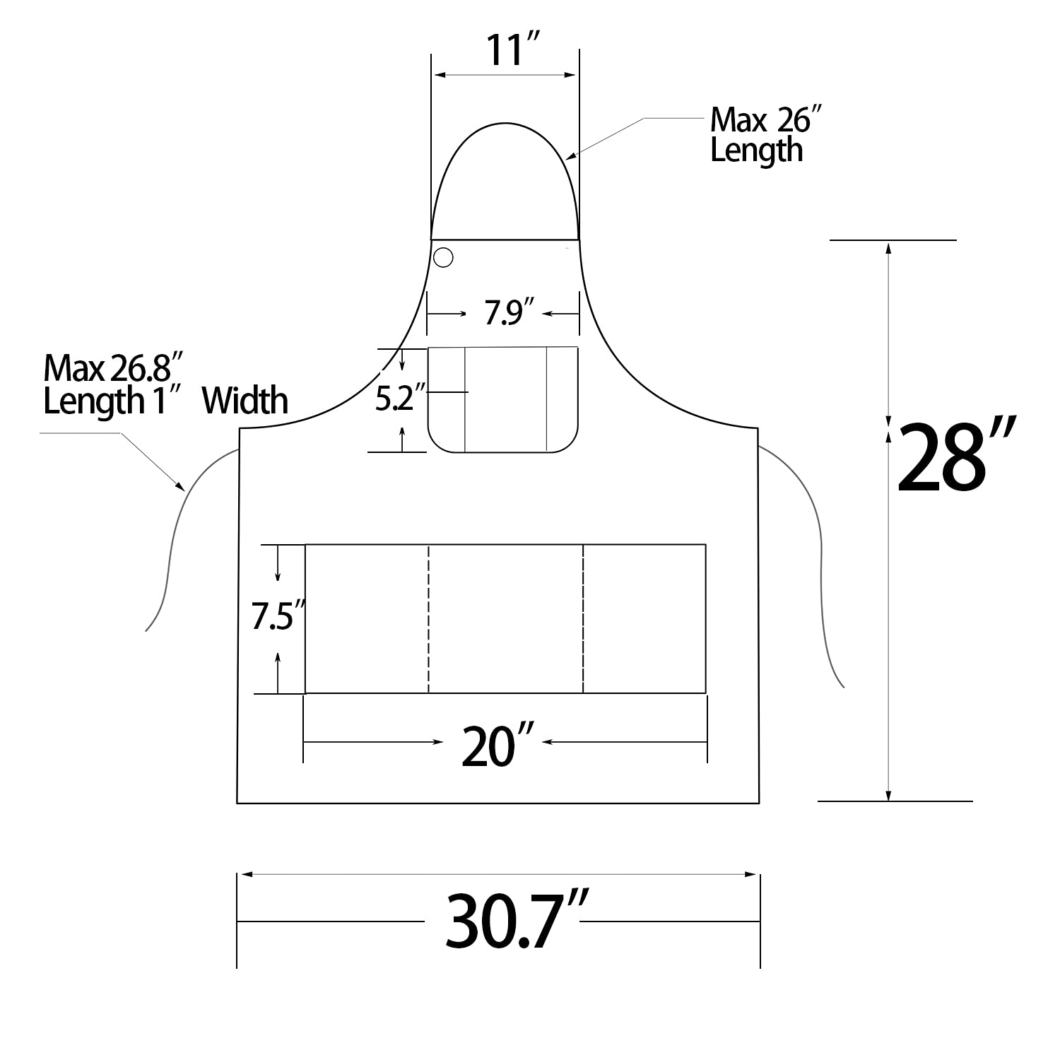 Cotton Denim Apron Soft - Unisex Adjustable Bib Apron with 5-Pockets Perfect for Kitchens customer photo 2