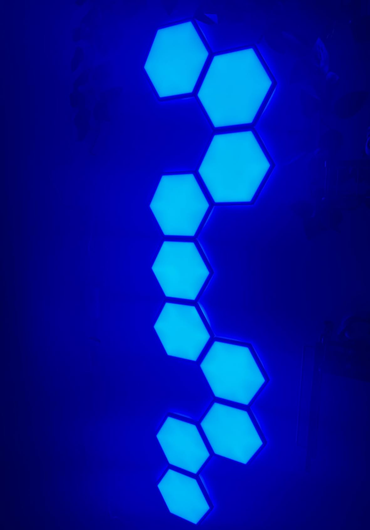 Govee Glide Hexa Light Panels, RGBIC Hexagon LED Wall Lights, Wi-Fi Smart Home Creative Wall Lights with Music Sync, Works with Alexa Google Assistant for Indoor Gaming Decor, 10 Pack customer photo 1