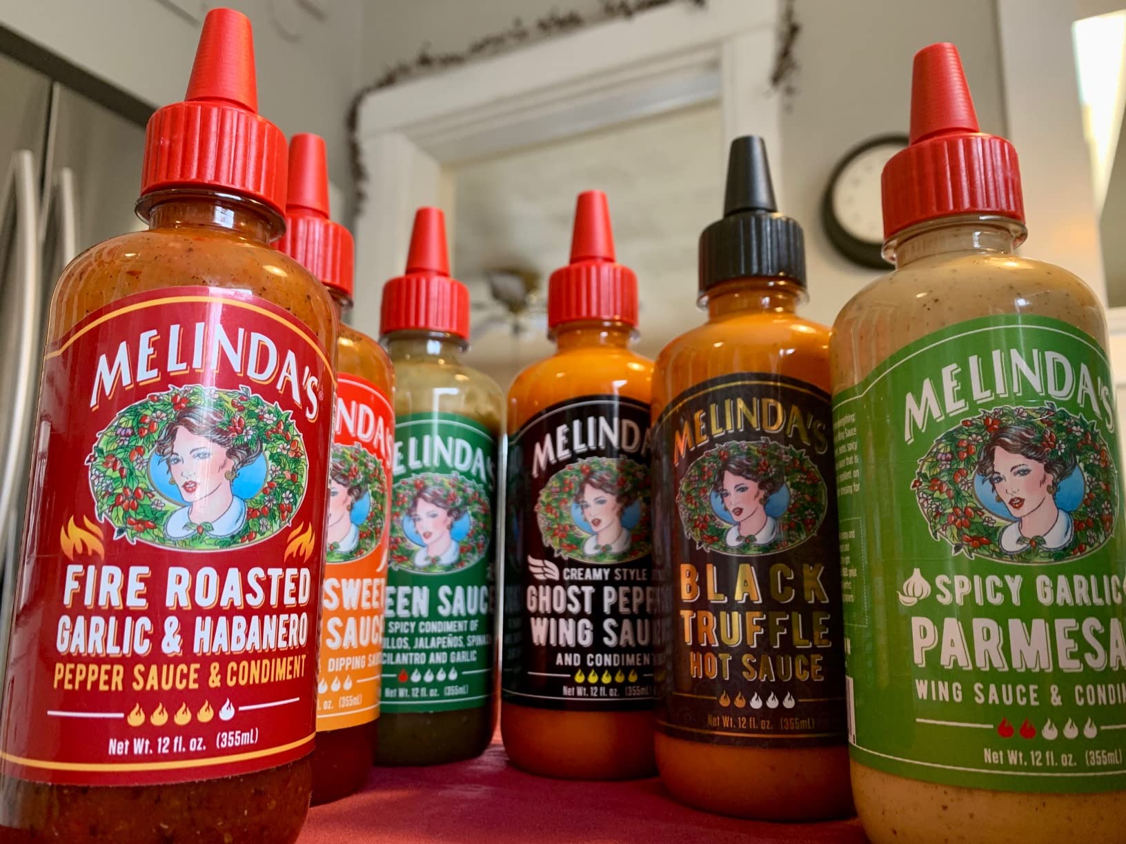 Melinda's - A Taste of Melinda's Collection - Craft Pepper Sauce and Condiment Gift Set - Includes Black Truffle, Thai Sweet Chili, Roasted Garlic & Habanero, Ghost Pepper, Spicy Polynesian - 12 oz, 6 Pack customer photo 2