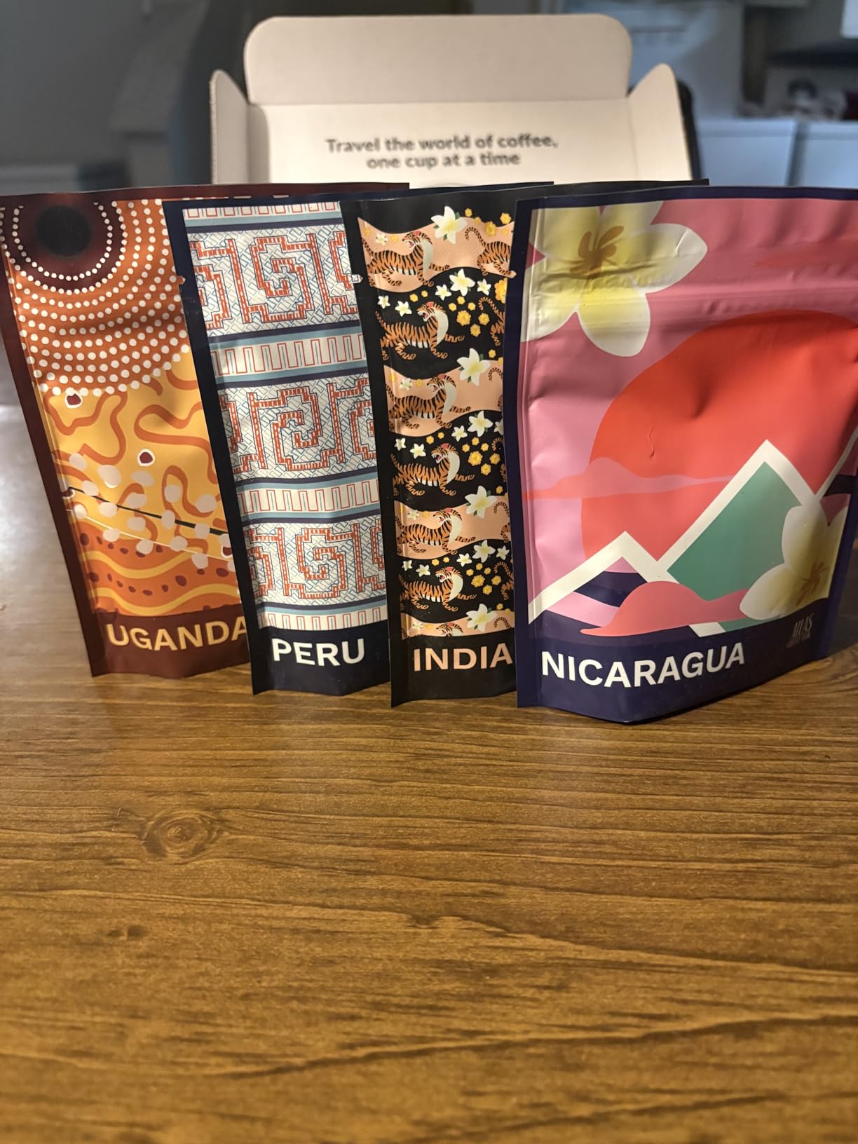 Atlas Coffee Club World of Coffee Discovery Set - Gourmet Coffee Gift Sampler - 8-Pack Variety Box of the World's Best Single Origin Coffees - Whole Bean customer photo 1