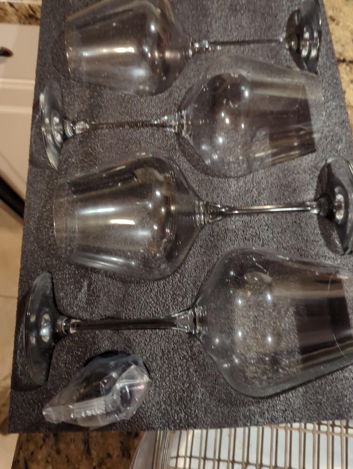 Crystal Red Wine Glasses Set of 4 - 16 oz Elegant Long Stem Wine Glasses in Gift Box, Premium Glassware for Wedding, Anniversary, Birthday Gifts customer photo 2