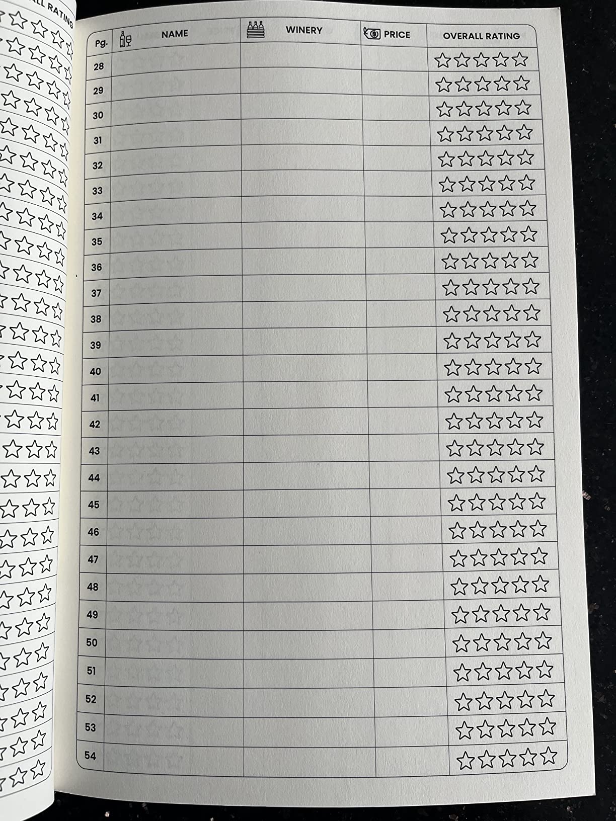 Wine Tasting Journal: Notebook For Wine Tasting Notes & Impressions For Wine Lovers | Wine Label Design | Teal customer photo 1