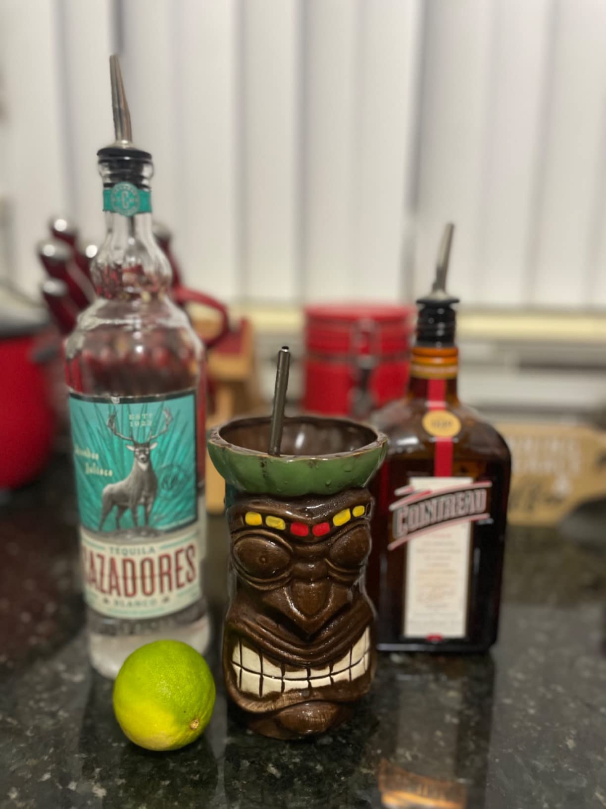 SuproBarware Tiki Mugs Set of 8 - Ceramic Hawaiian Party Drinkware, Tiki Bar Mugs for Cocktails, Premium Tropical Cups Drinks for Exotic Party customer photo 2