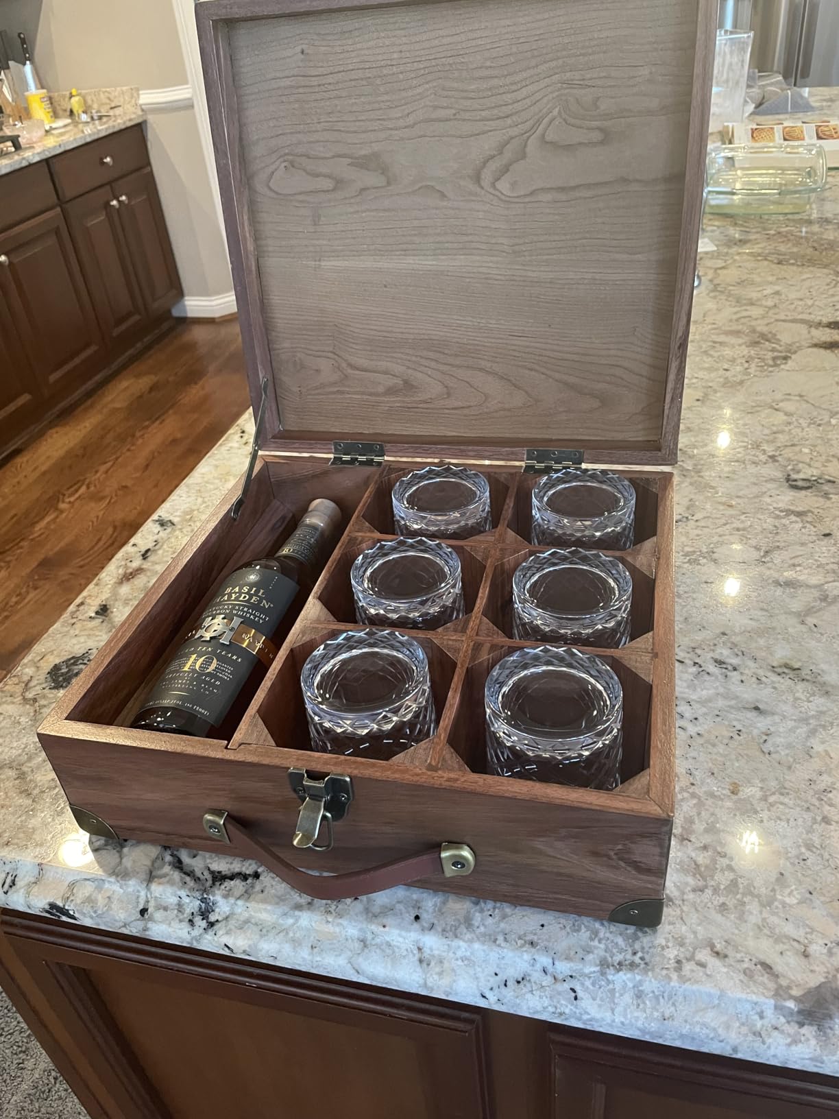 SHOSHIN Premium Hand Cut Whiskey Glasses (13 OZ, Set of 4) - Handmade Double Old Fashioned Scotch Glasses - Gift for Bourbon Lovers - Style Glassware for Rum - 4 Rocks glasses in Gift Box customer photo 2
