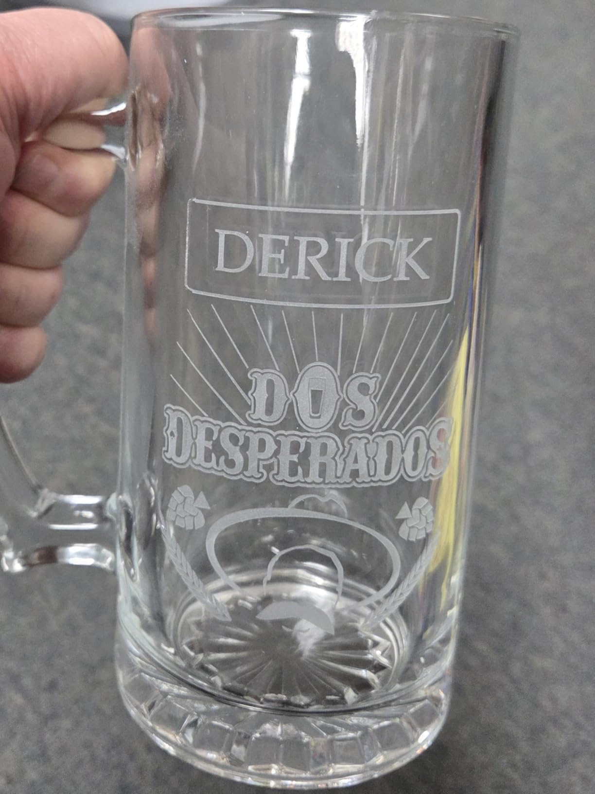 True Beer Glasses, Extra Large Beer Mugs with Handles, Thick Glass Steins for Lagers, Pilsners, Stouts, Root Beer, Birthday Gifts for Men, 26 oz, Set of 2 customer photo 2