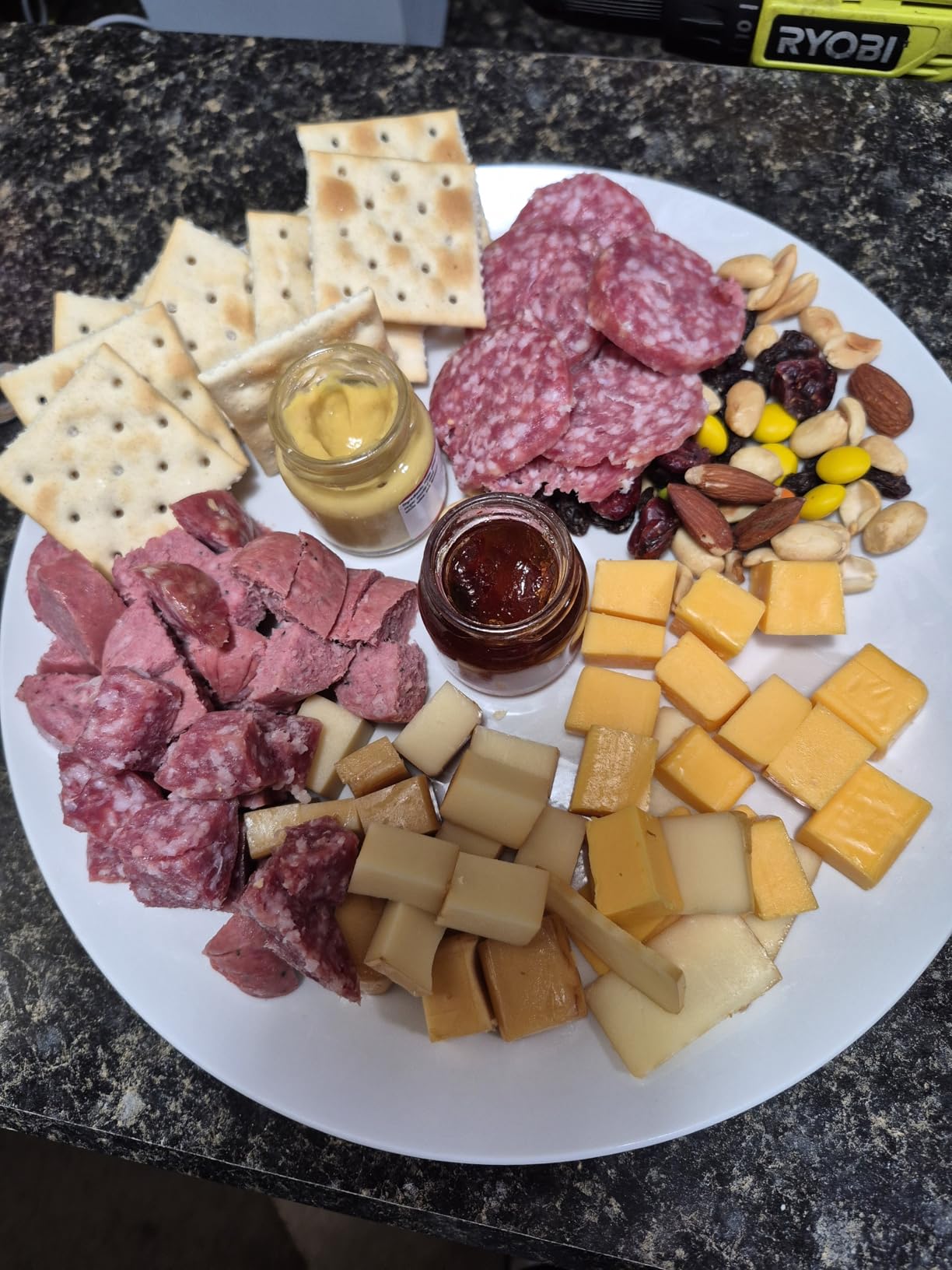Charcuterie Meat and Cheese Gift Basket, Charcuterie Board Food Items, Food Gifts for Men, Meat Sampler For Men, Tailgating, Business, Congratulations, Care Packages, Thanksgiving and Christmas Gift (8-item Bundle) customer photo 1
