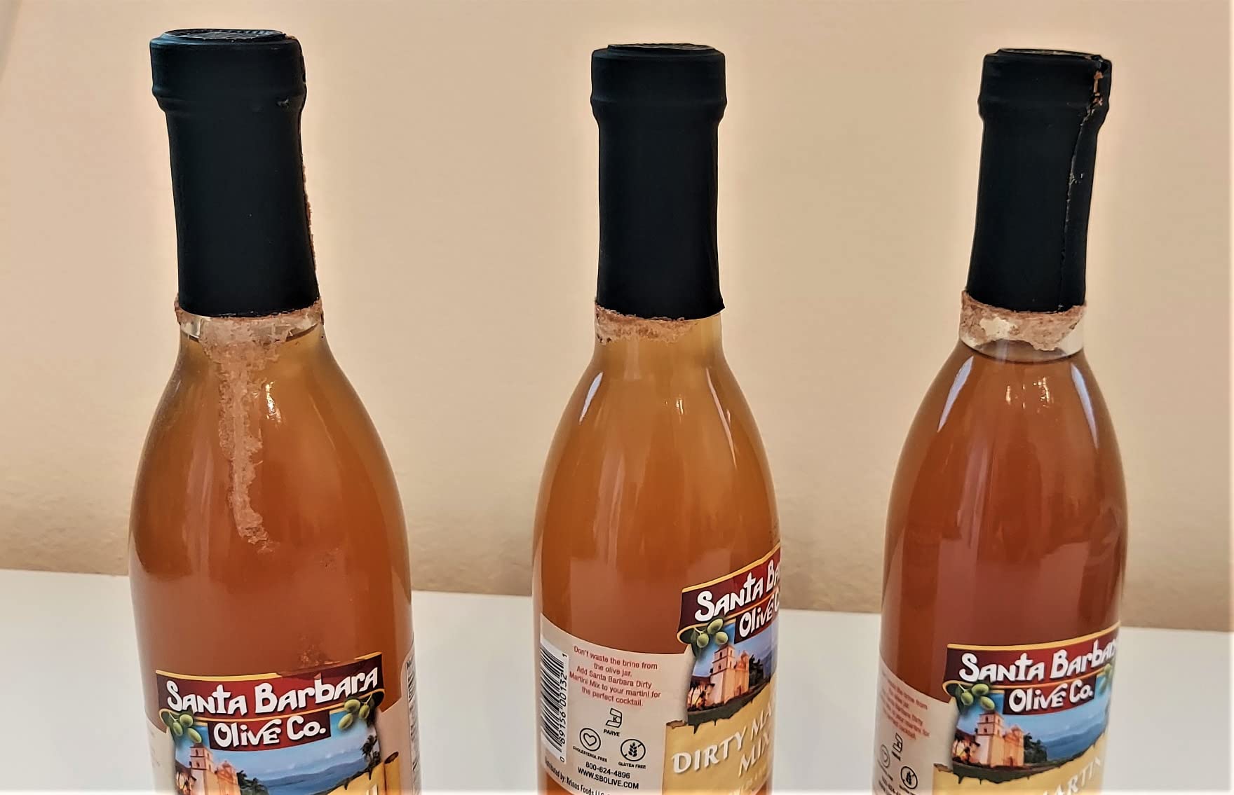 Santa Barbara Olive Co. Dirty Martini Mix - Elevate your cocktails with real olive brine! Premium and all-natural. 6pk, 375mL each customer photo 1